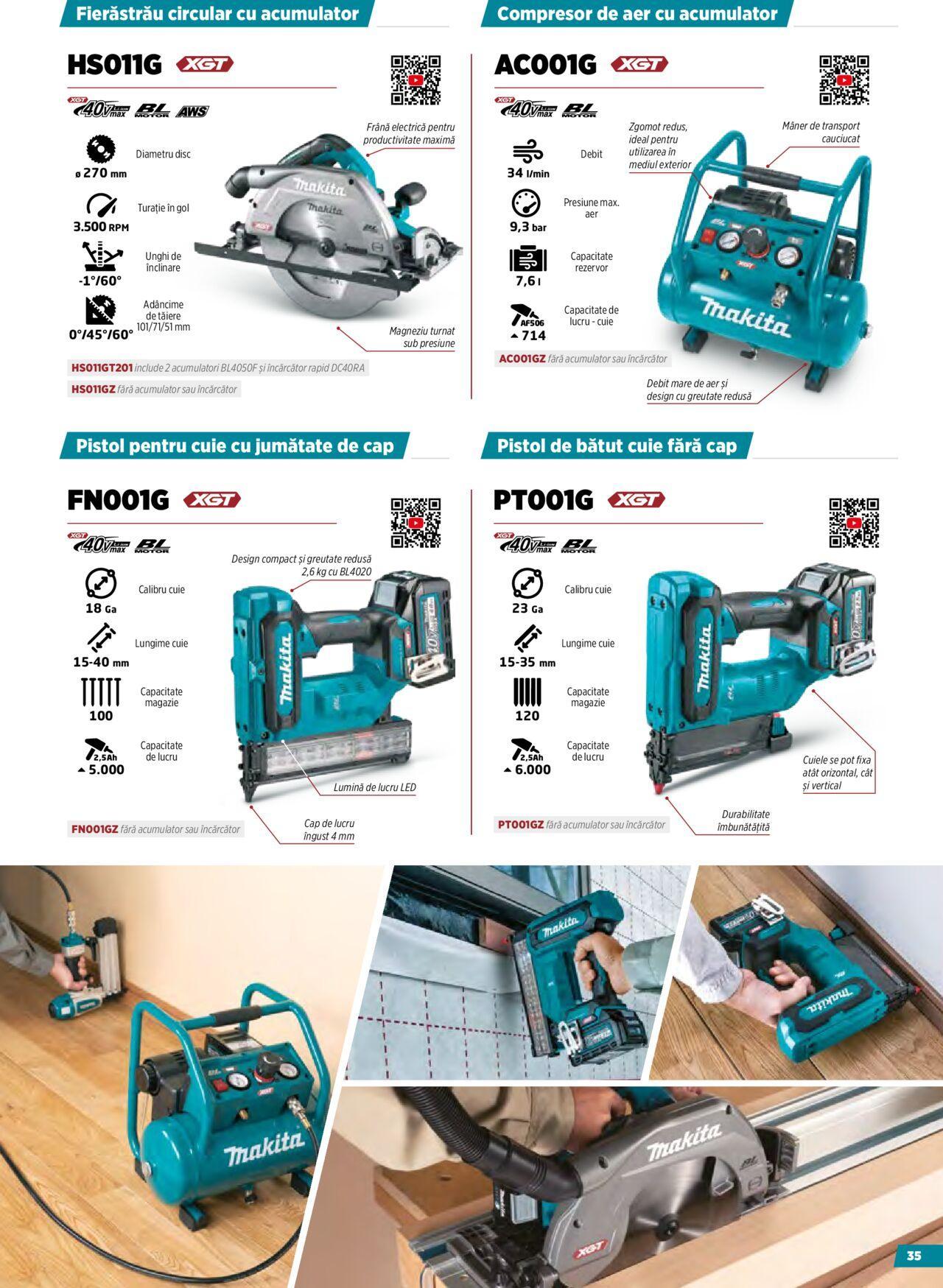 makita - Makita catalog - Masini pentru agricultura cu acumulatori de miercuri 09.10.2024 - page: 35