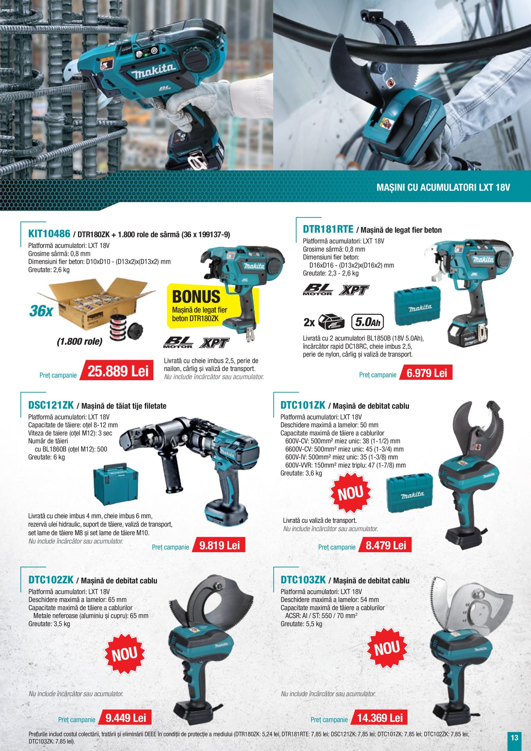 makita - Catalog Makita - Campanie Construcții Iarnă valabil din 08.01. - 31.03. - page: 13