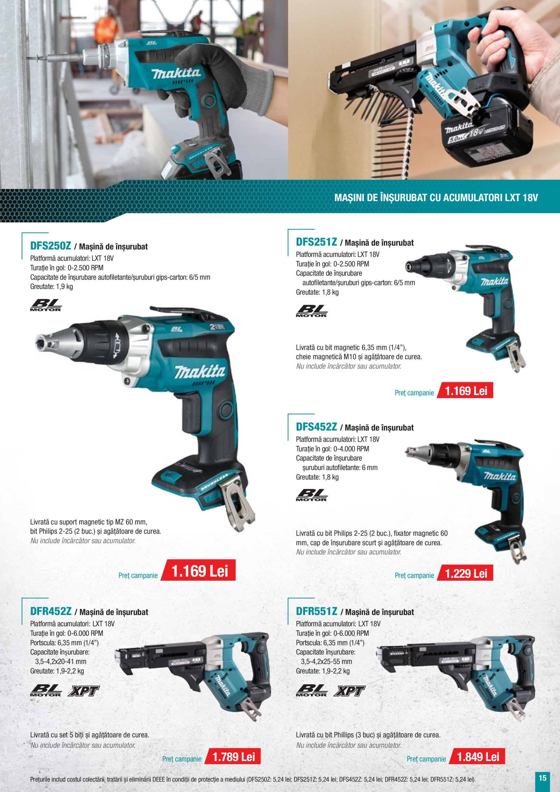 makita - Catalog Makita - Campanie Construcții Iarnă valabil din 08.01. - 31.03. - page: 15