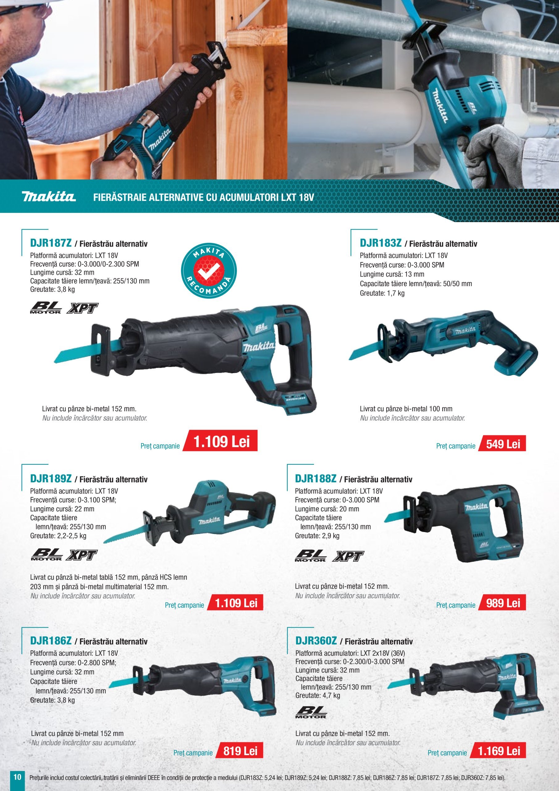 makita - Catalog Makita - Campanie Construcții Iarnă valabil din 08.01. - 31.03. - page: 10