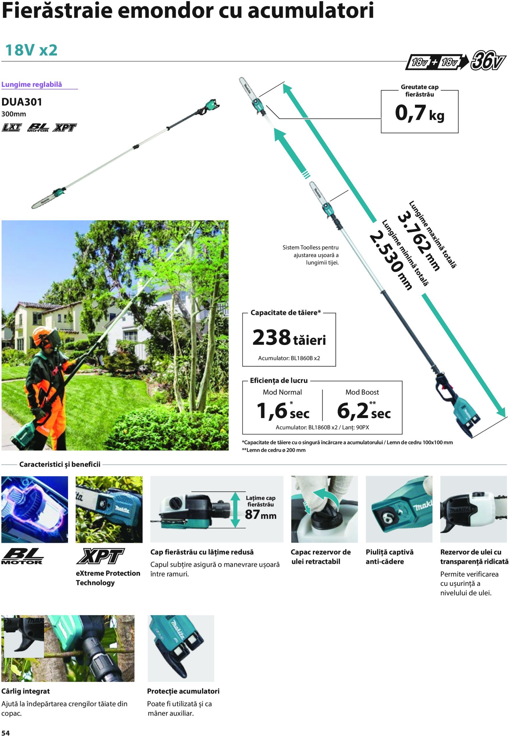 makita - Catalog Makita - Catalog Mașini de Grădină 2025 valabil din 01.01. - 31.12. - page: 54