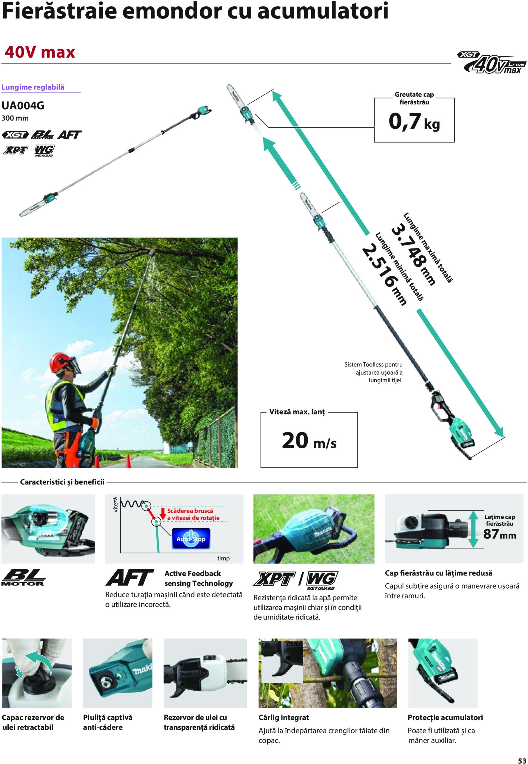 makita - Catalog Makita - Catalog Mașini de Grădină 2025 valabil din 01.01. - 31.12. - page: 53