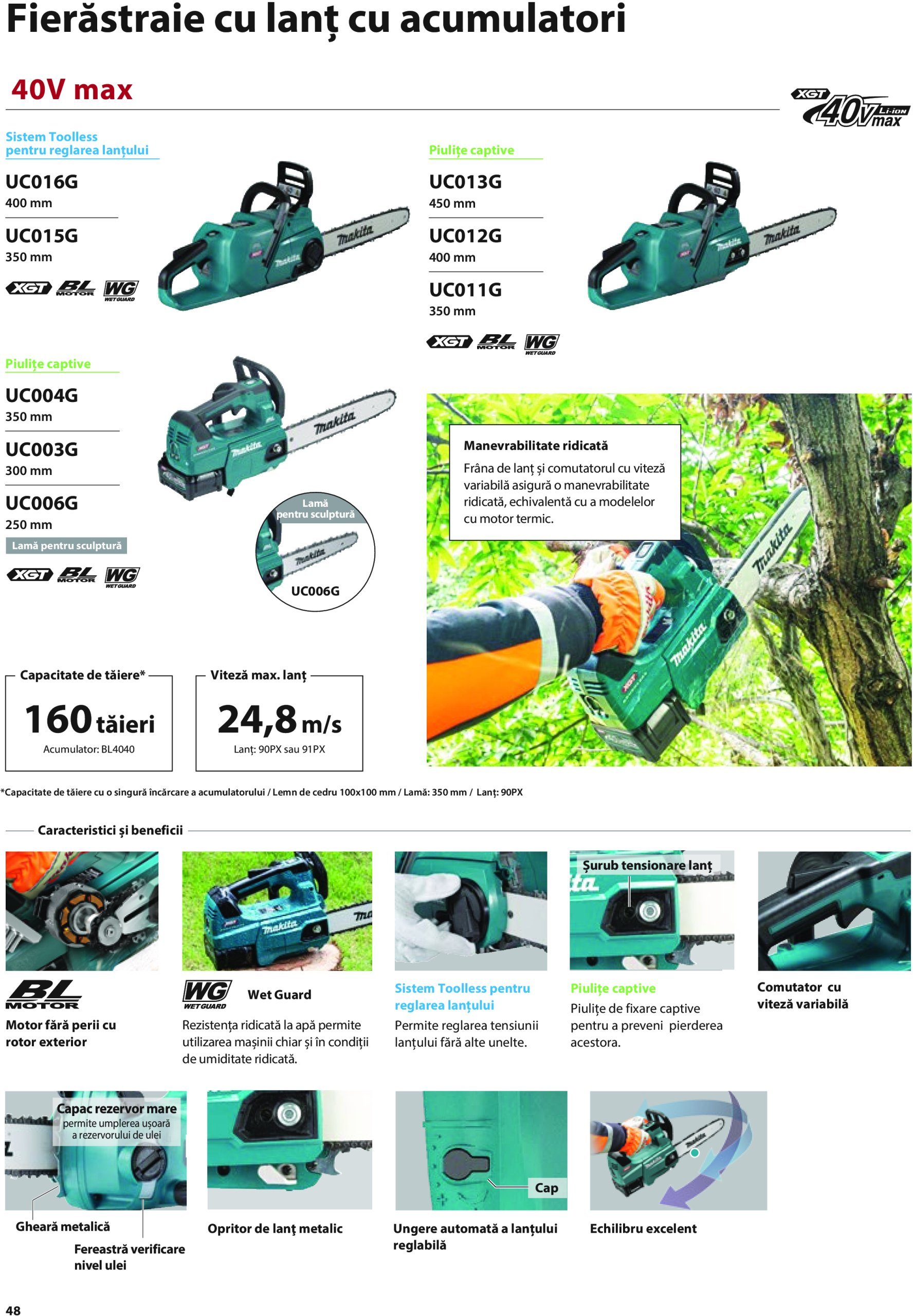 makita - Catalog Makita - Catalog Mașini de Grădină 2025 valabil din 01.01. - 31.12. - page: 48