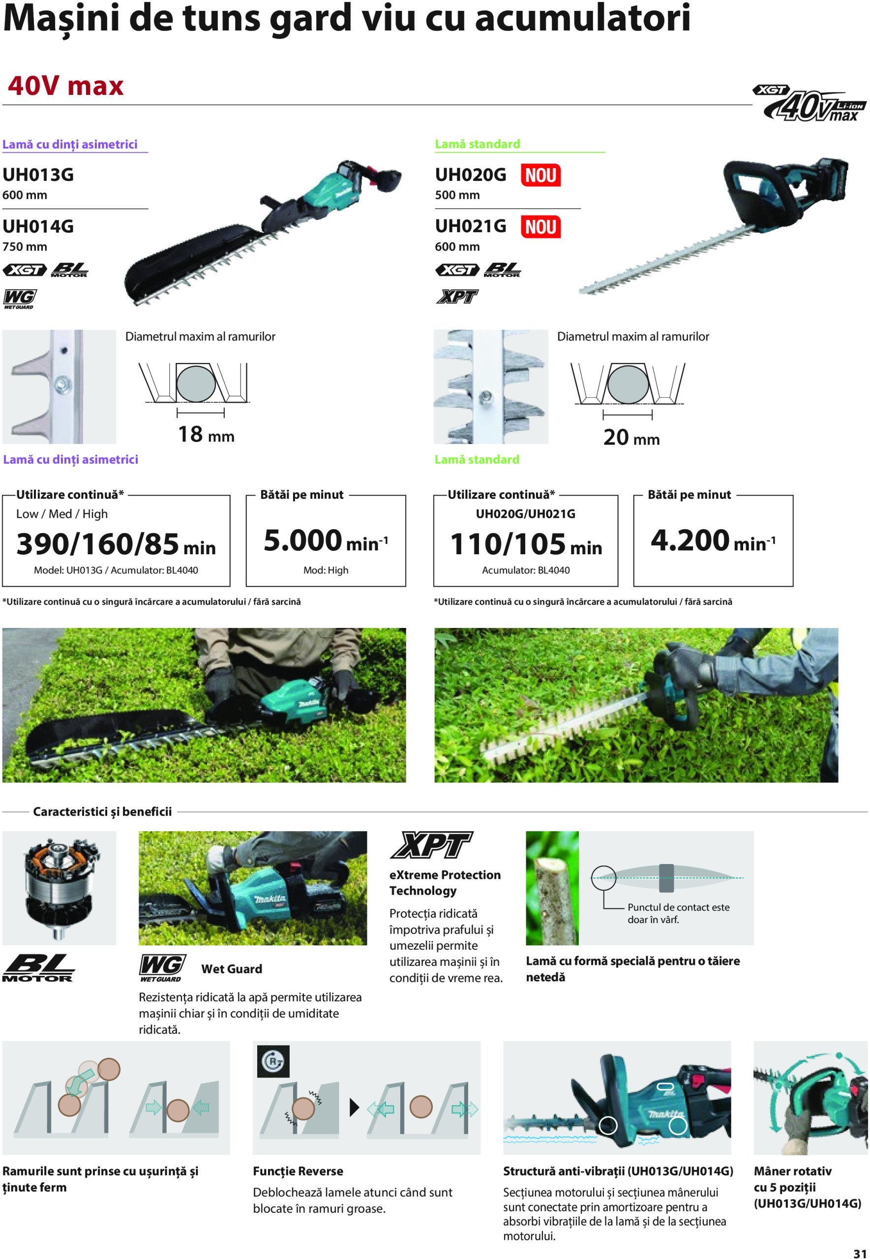 makita - Catalog Makita - Catalog Mașini de Grădină 2025 valabil din 01.01. - 31.12. - page: 31