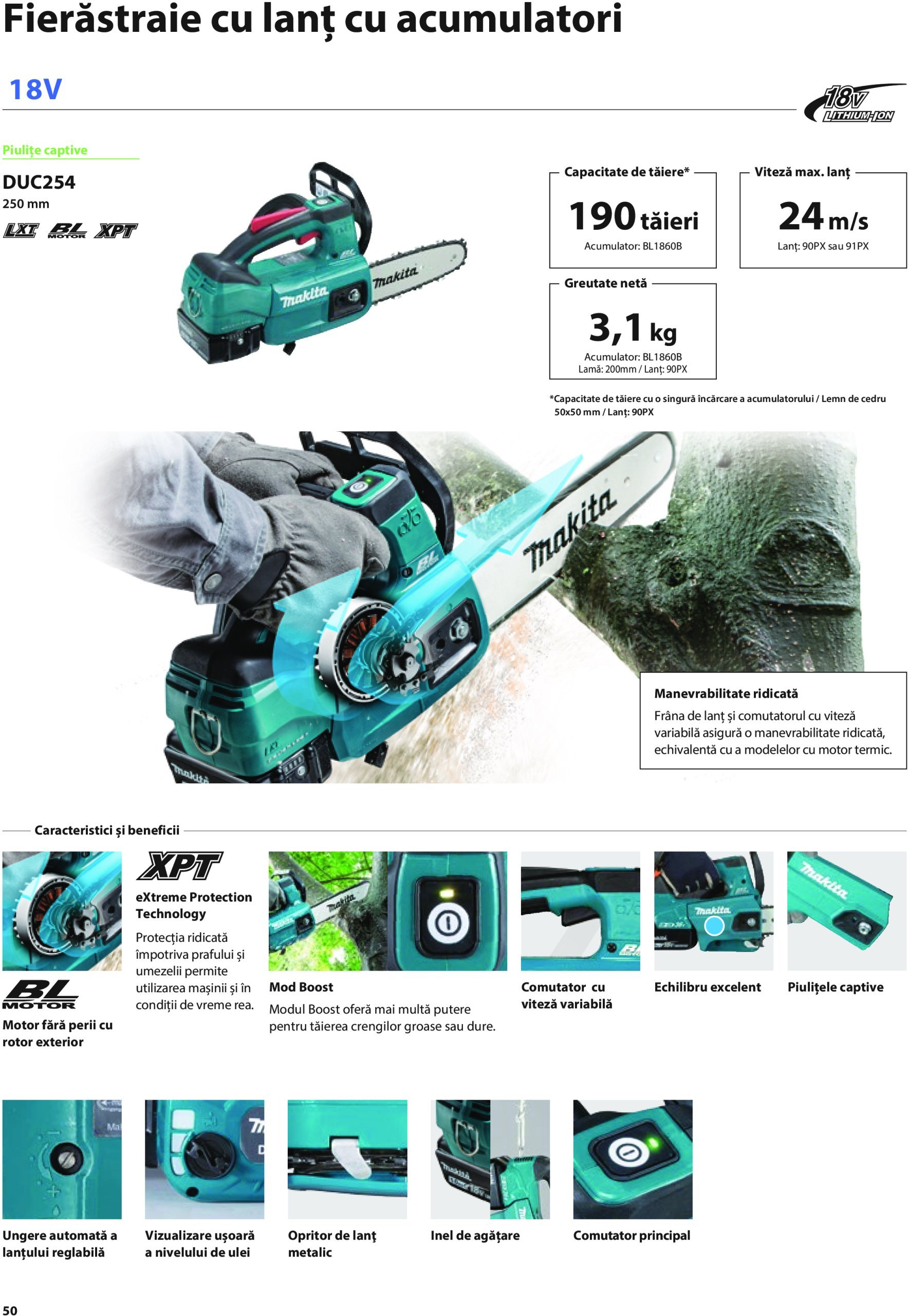 makita - Catalog Makita - Catalog Mașini de Grădină 2025 valabil din 01.01. - 31.12. - page: 50