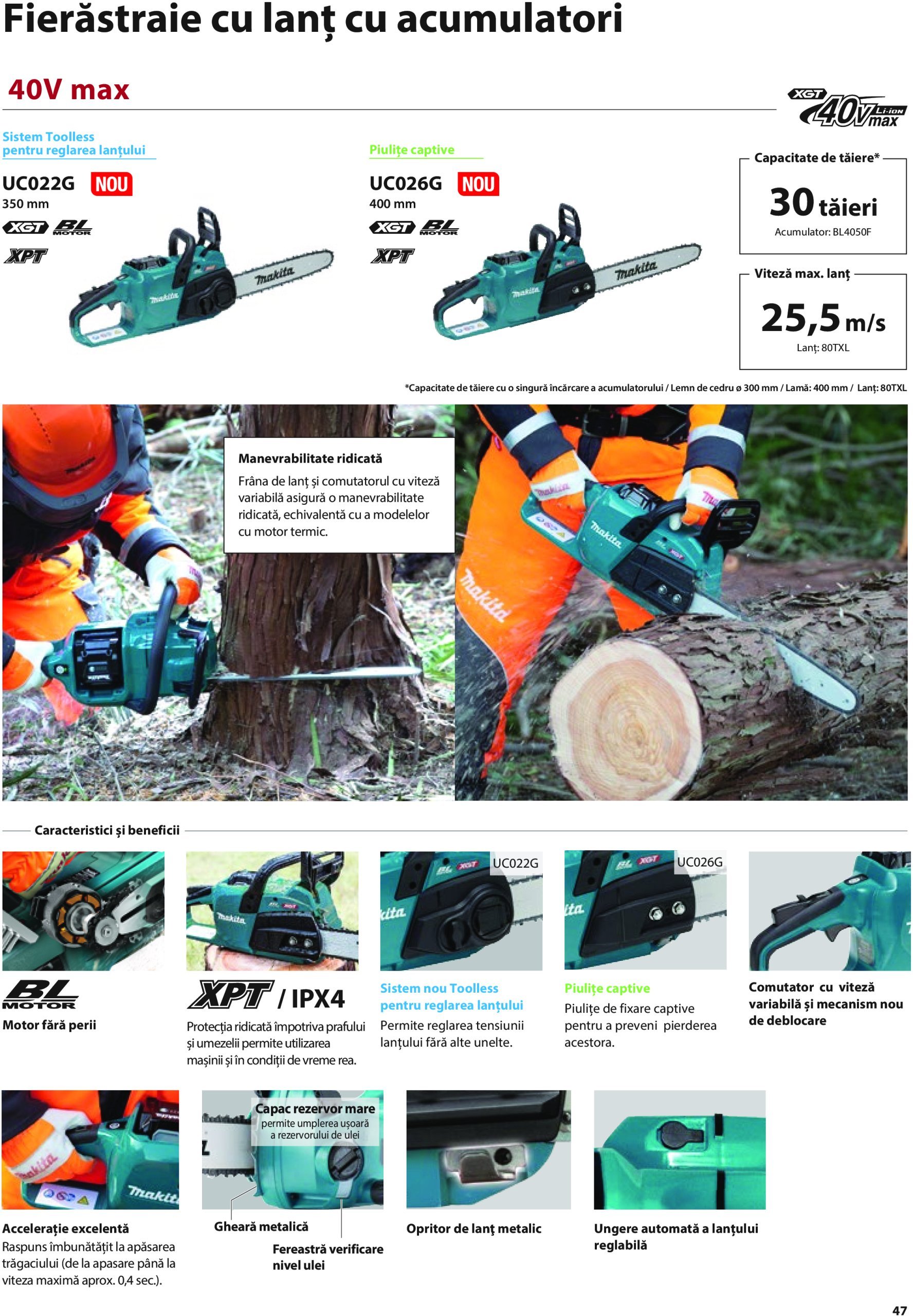 makita - Catalog Makita - Catalog Mașini de Grădină 2025 valabil din 01.01. - 31.12. - page: 47