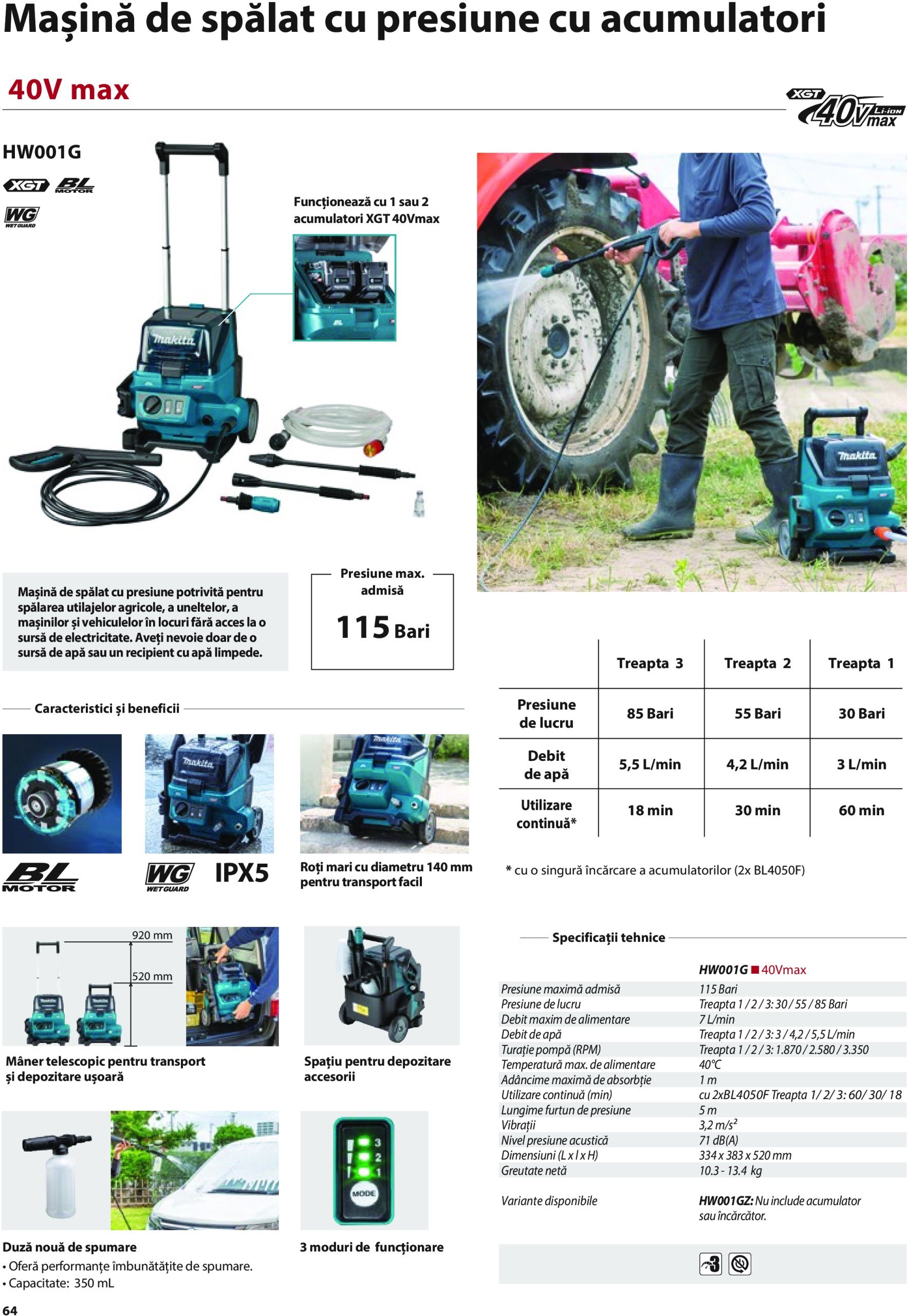 makita - Catalog Makita - Catalog Mașini de Grădină 2025 valabil din 01.01. - 31.12. - page: 64