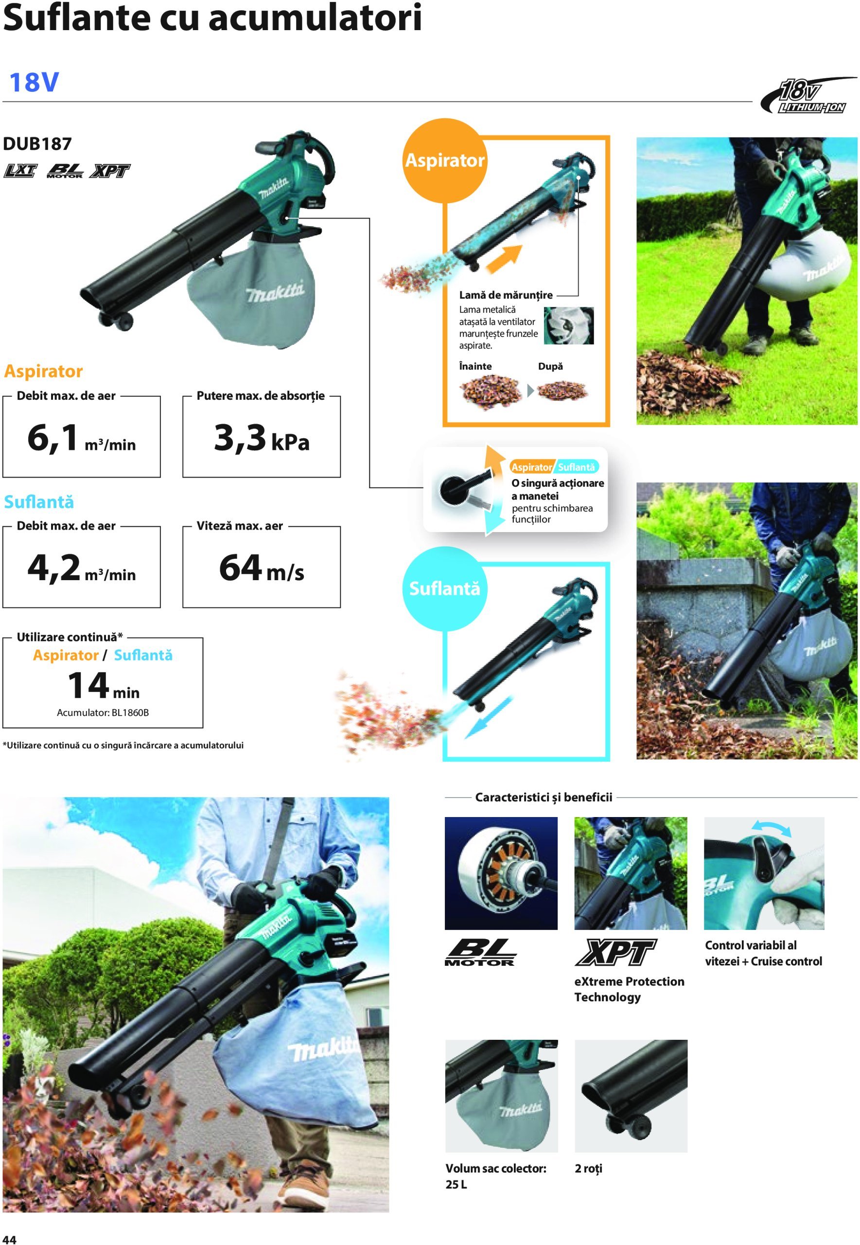 makita - Catalog Makita - Catalog Mașini de Grădină 2025 valabil din 01.01. - 31.12. - page: 44