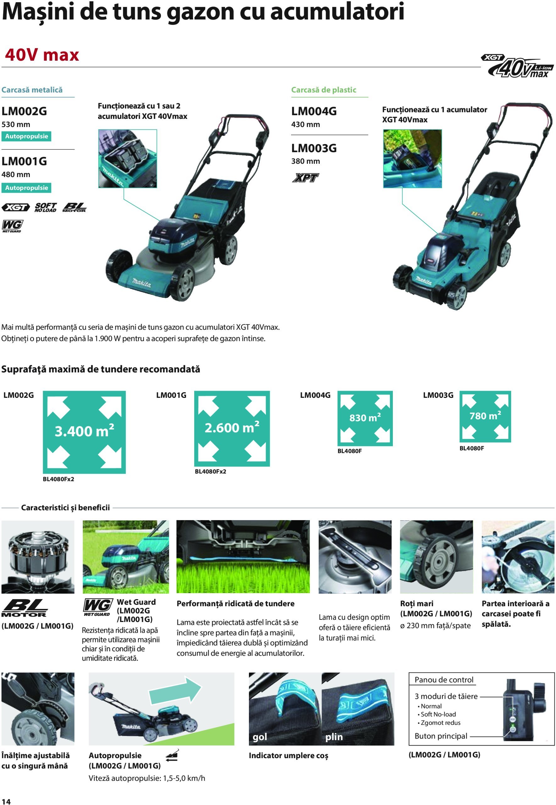 makita - Catalog Makita - Catalog Mașini de Grădină 2025 valabil din 01.01. - 31.12. - page: 14