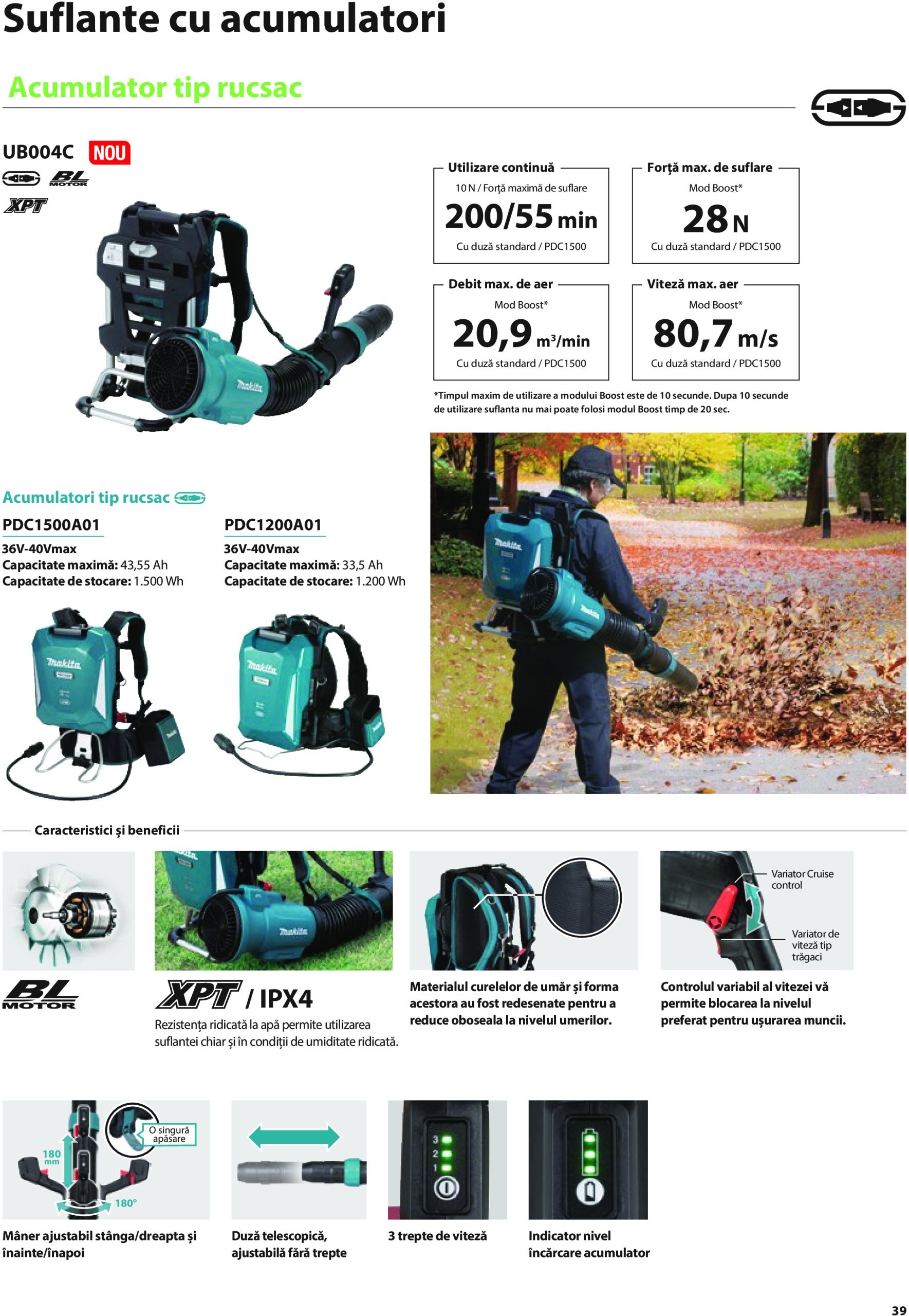 makita - Catalog Makita - Catalog Mașini de Grădină 2025 valabil din 01.01. - 31.12. - page: 39