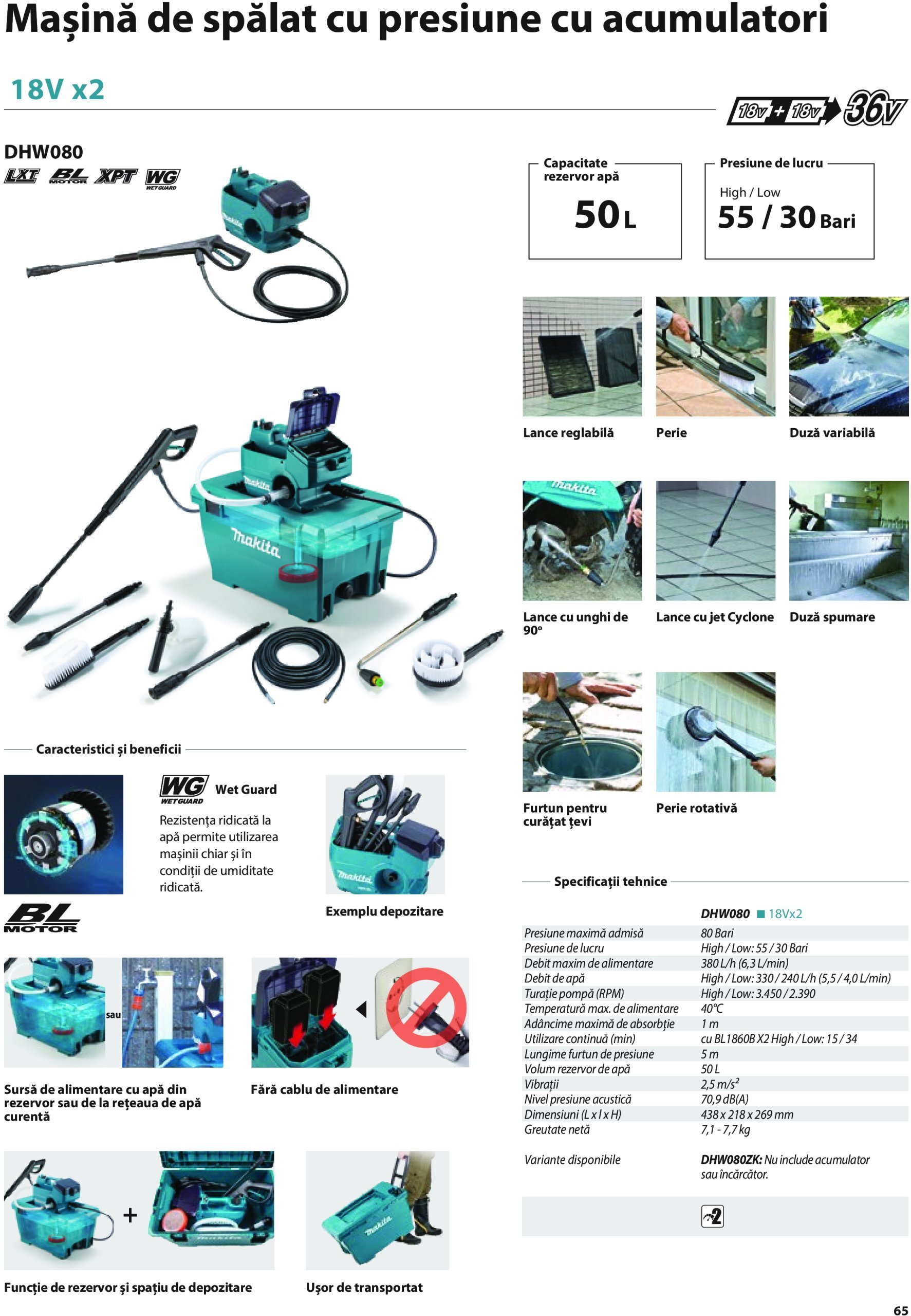 makita - Catalog Makita - Catalog Mașini de Grădină 2025 valabil din 01.01. - 31.12. - page: 65