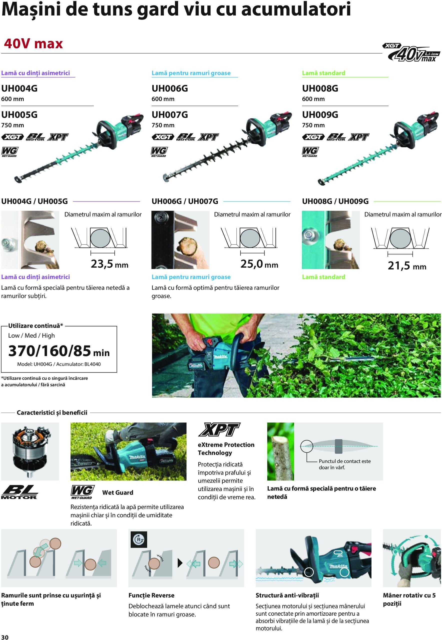 makita - Catalog Makita - Catalog Mașini de Grădină 2025 valabil din 01.01. - 31.12. - page: 30