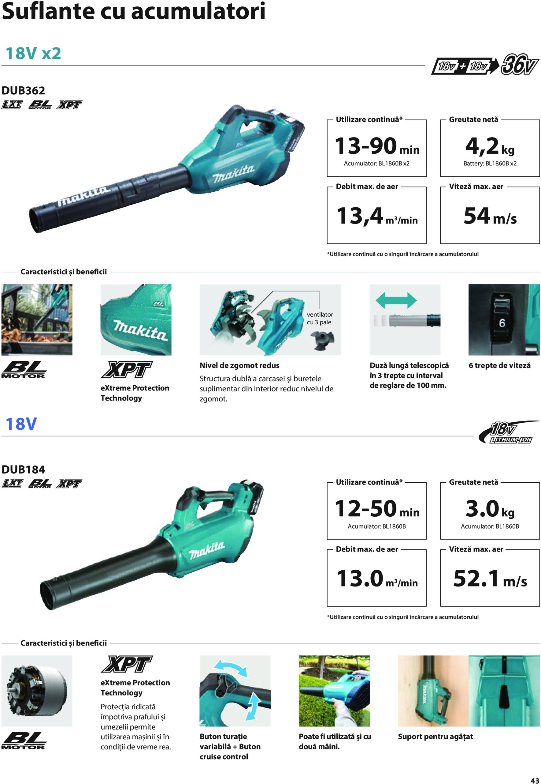 makita - Catalog Makita - Catalog Mașini de Grădină 2025 valabil din 01.01. - 31.12. - page: 43