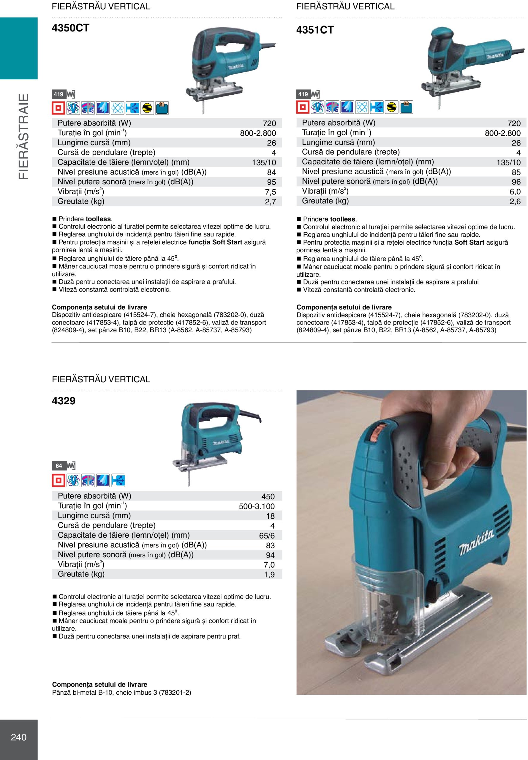 makita - Catalog Makita - Catalog Mașini Profesionale 2025 valabil din 01.01. - 31.12. - page: 240