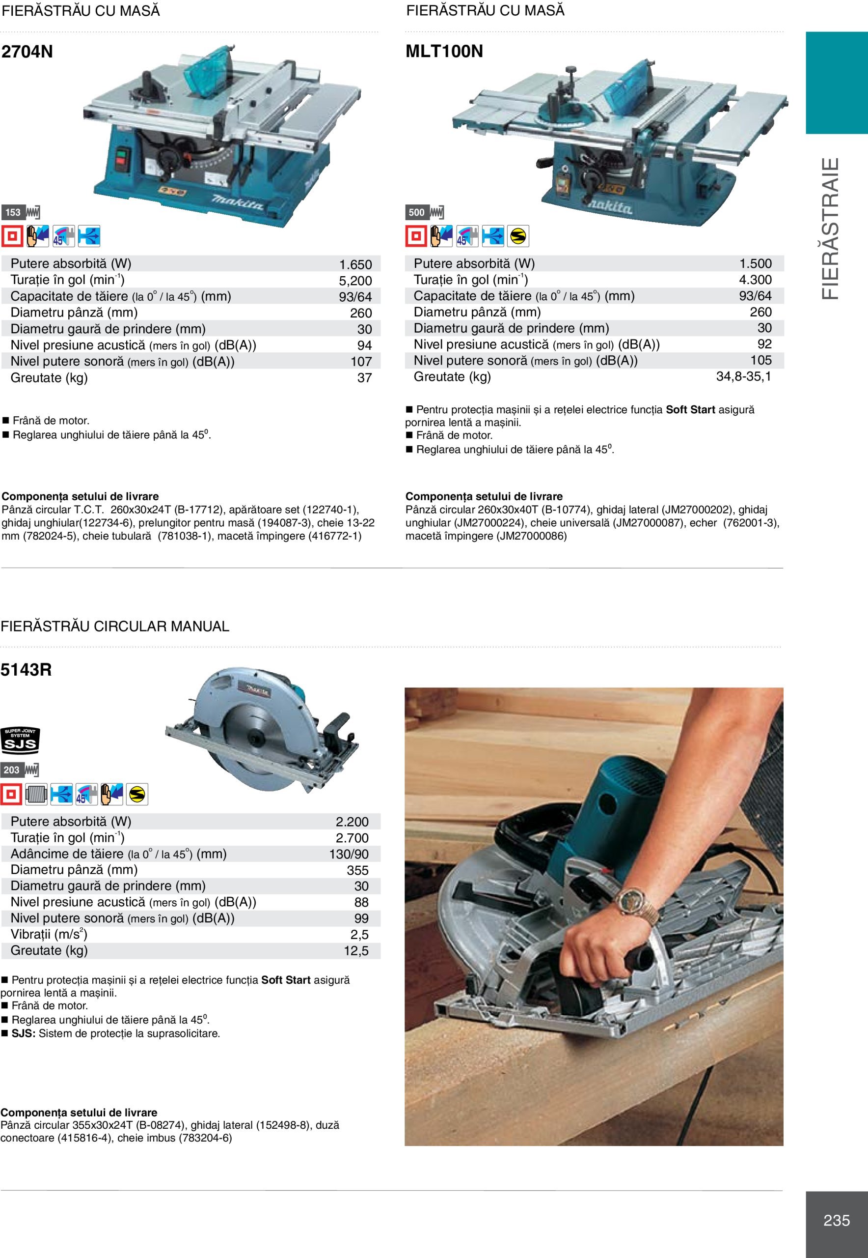 makita - Catalog Makita - Catalog Mașini Profesionale 2025 valabil din 01.01. - 31.12. - page: 235