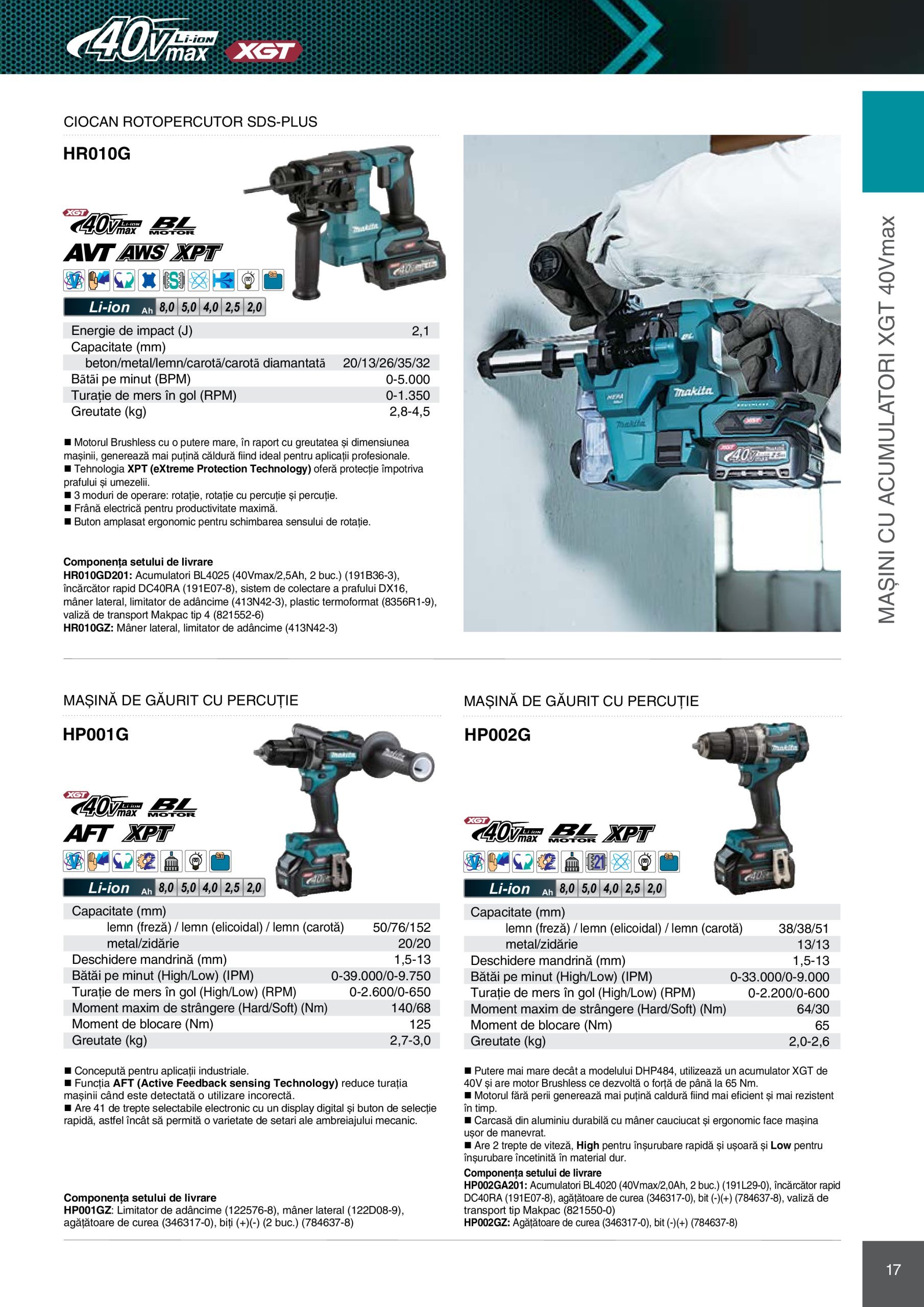 makita - Catalog Makita - Catalog Mașini Profesionale 2025 valabil din 01.01. - 31.12. - page: 17