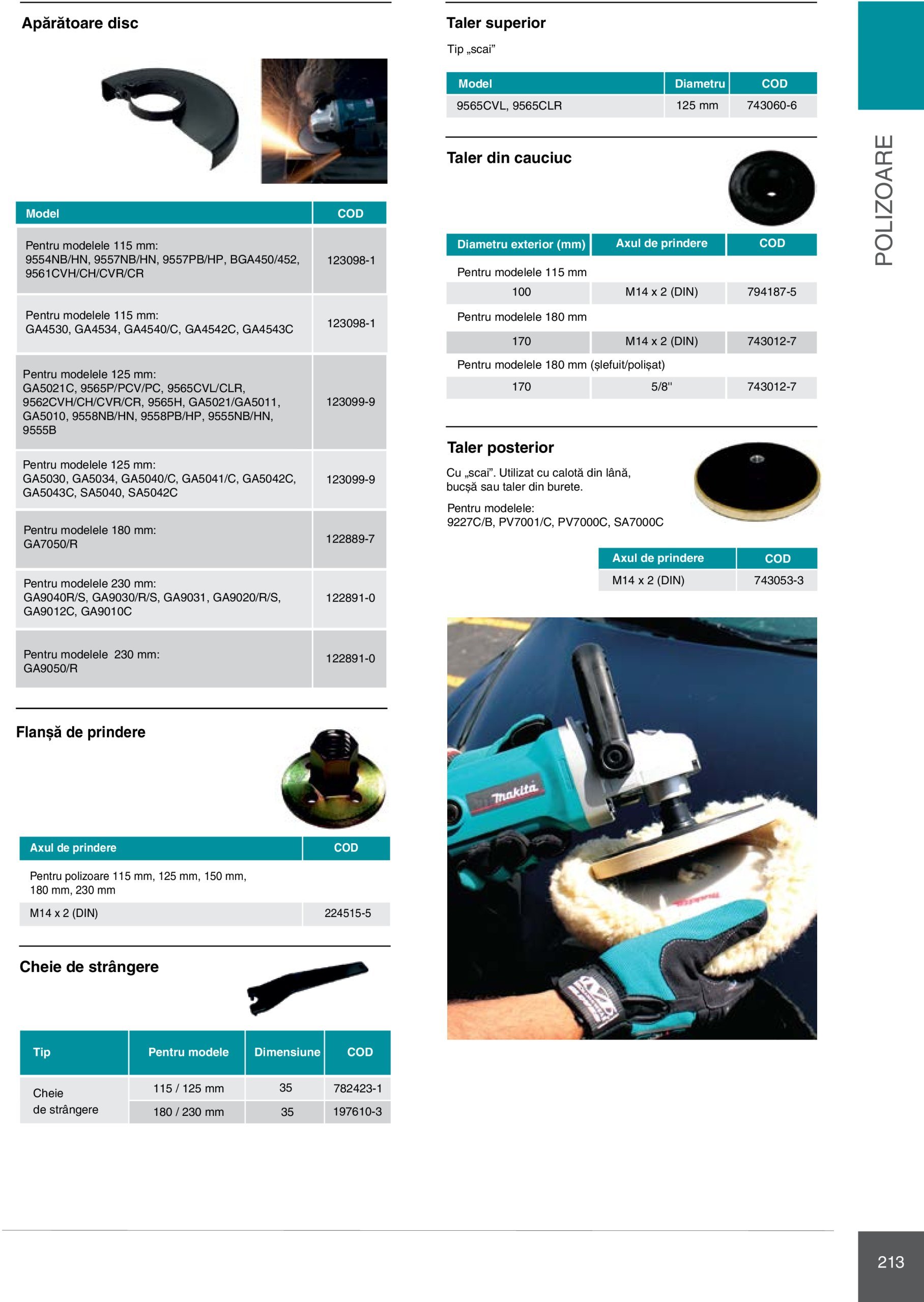 makita - Catalog Makita - Catalog Mașini Profesionale 2025 valabil din 01.01. - 31.12. - page: 213