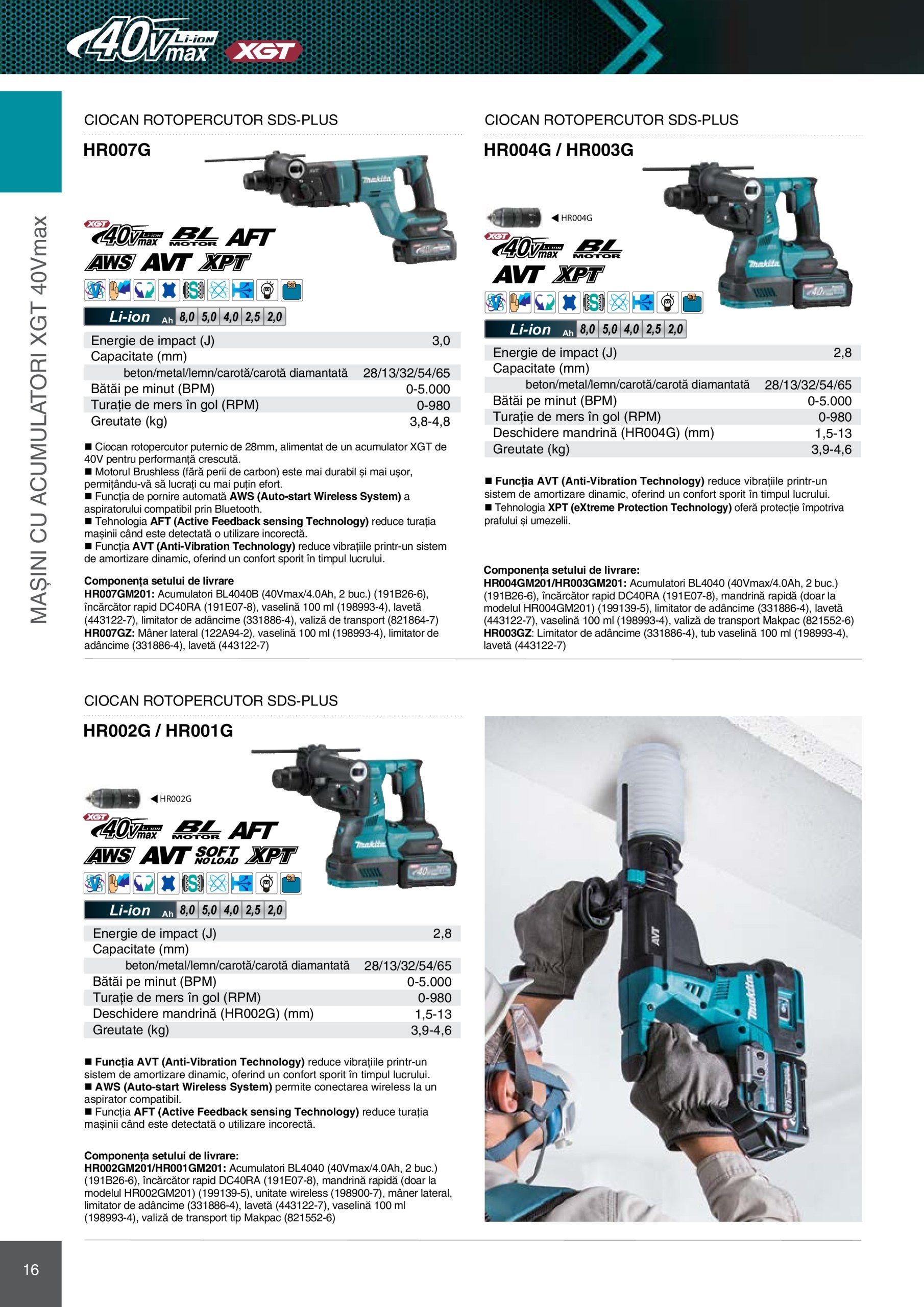 makita - Catalog Makita - Catalog Mașini Profesionale 2025 valabil din 01.01. - 31.12. - page: 16