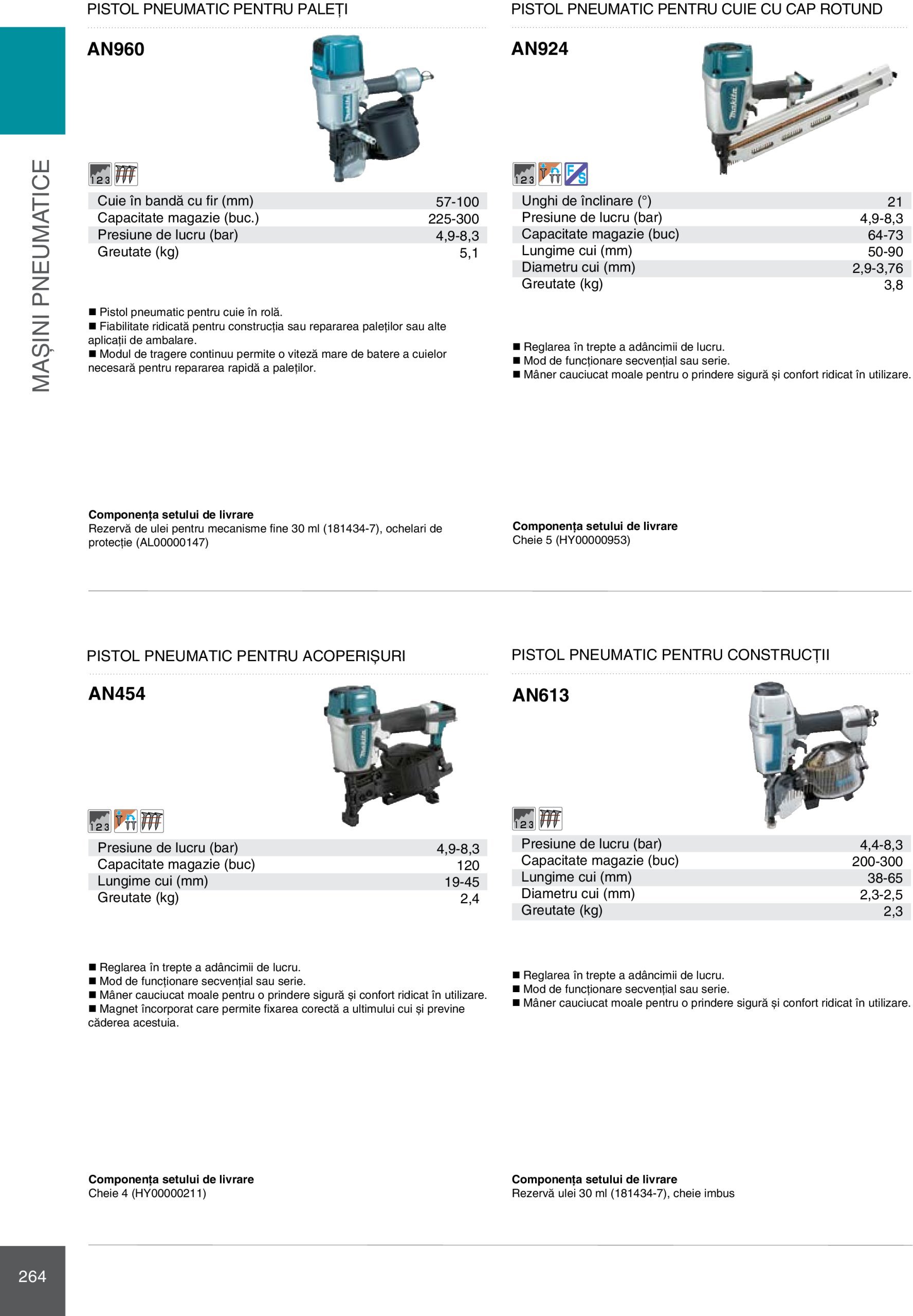 makita - Catalog Makita - Catalog Mașini Profesionale 2025 valabil din 01.01. - 31.12. - page: 264