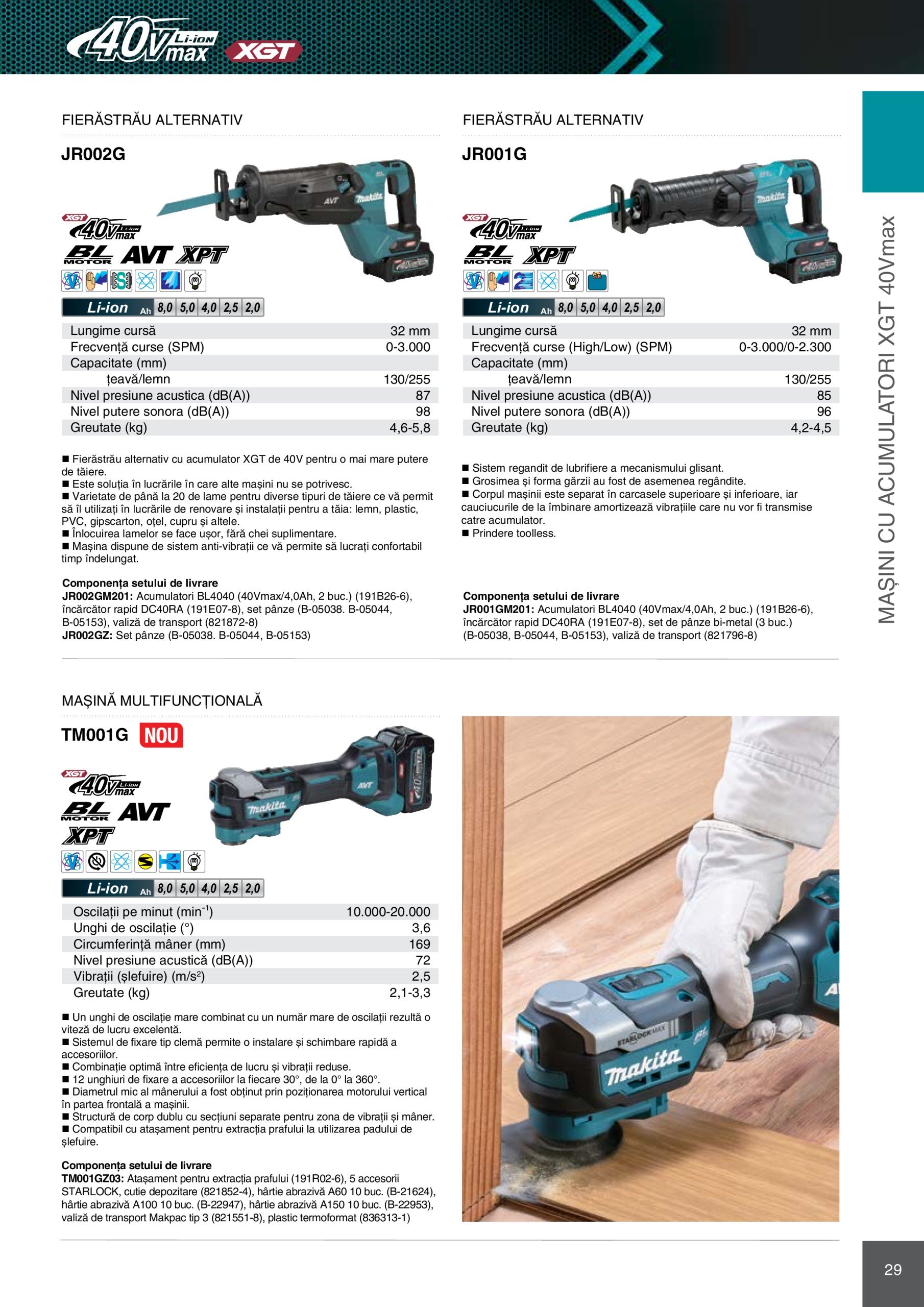 makita - Catalog Makita - Catalog Mașini Profesionale 2025 valabil din 01.01. - 31.12. - page: 29