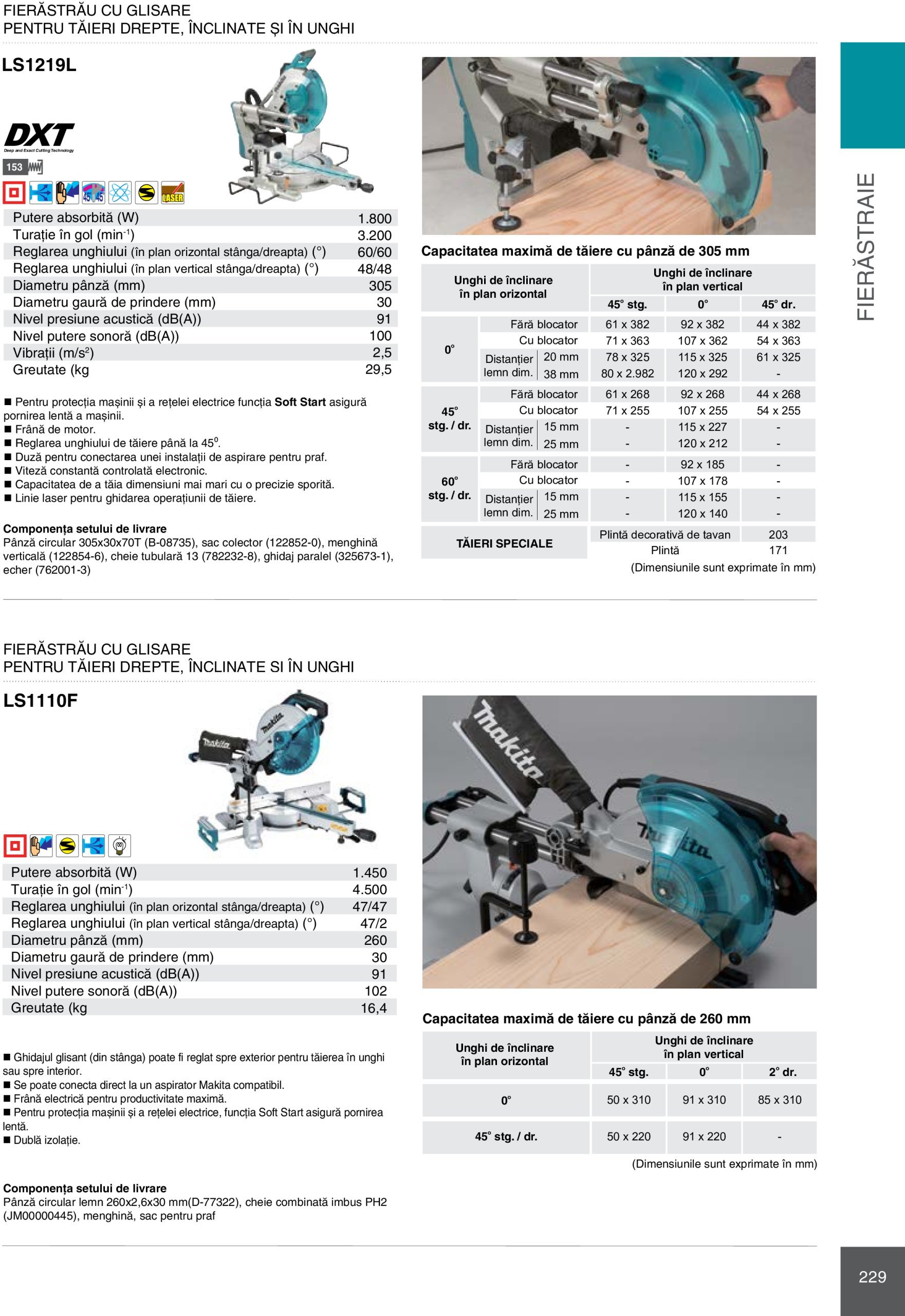 makita - Catalog Makita - Catalog Mașini Profesionale 2025 valabil din 01.01. - 31.12. - page: 229