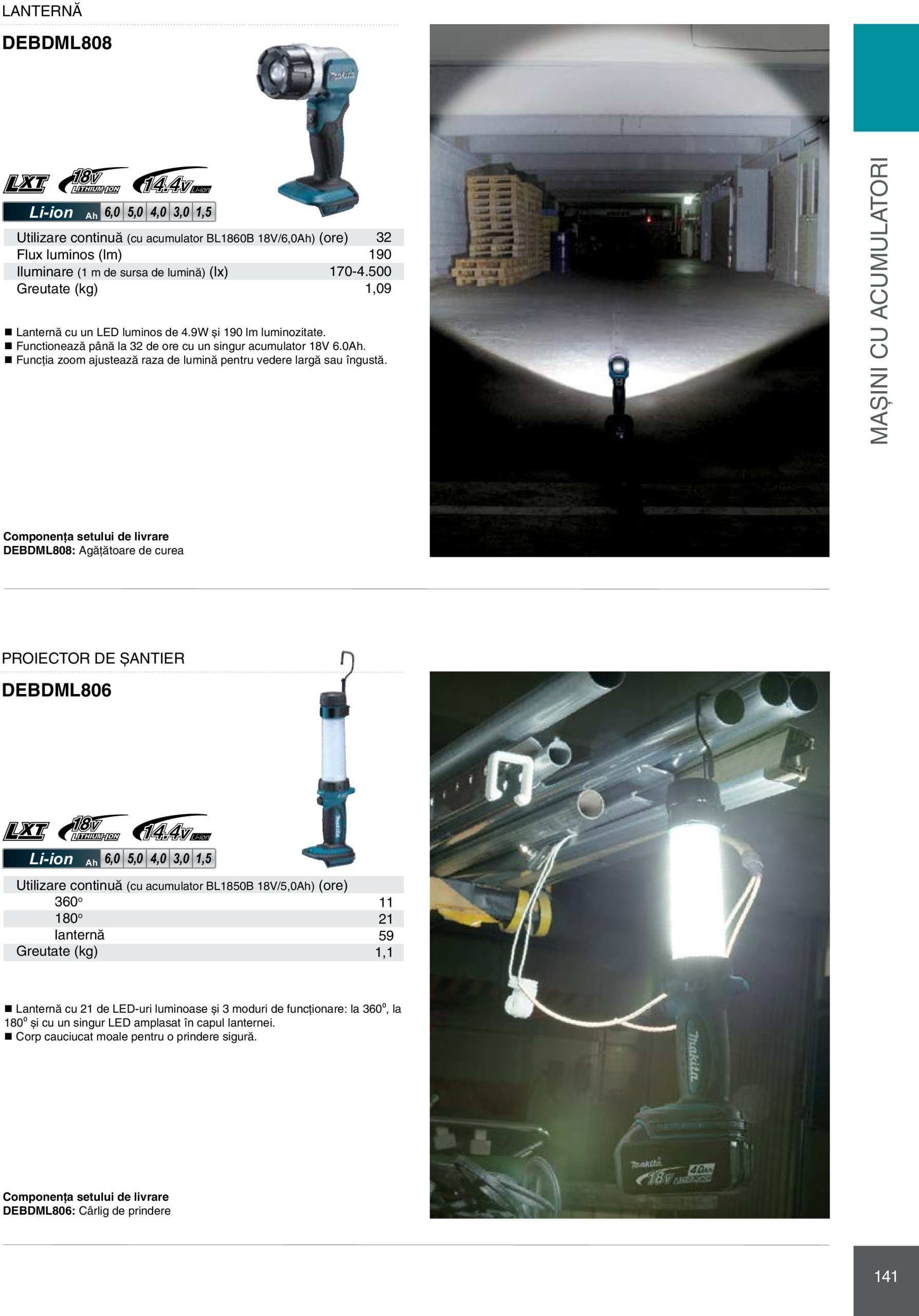 makita - Catalog Makita - Catalog Mașini Profesionale 2025 valabil din 01.01. - 31.12. - page: 141