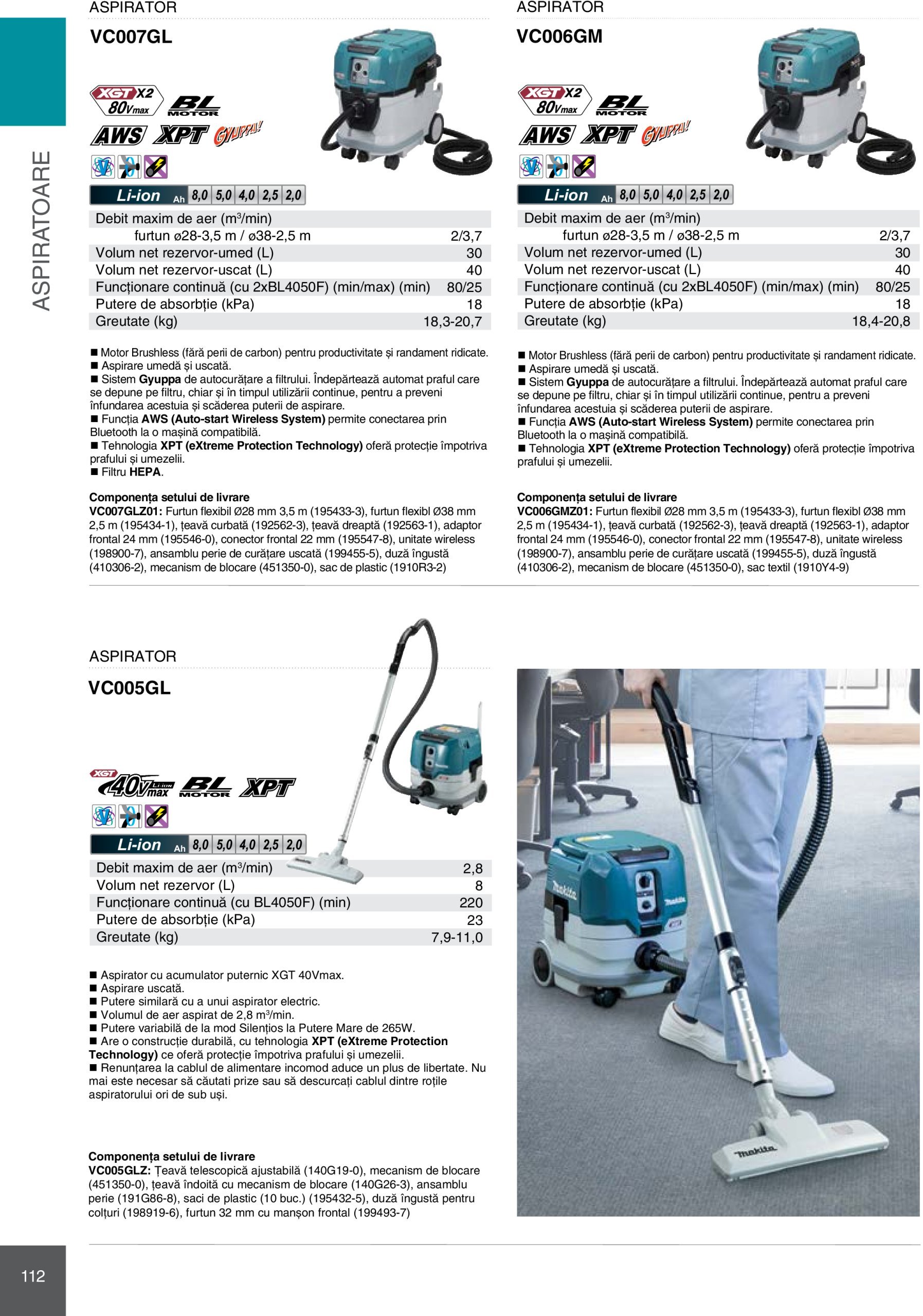 makita - Catalog Makita - Catalog Mașini Profesionale 2025 valabil din 01.01. - 31.12. - page: 112