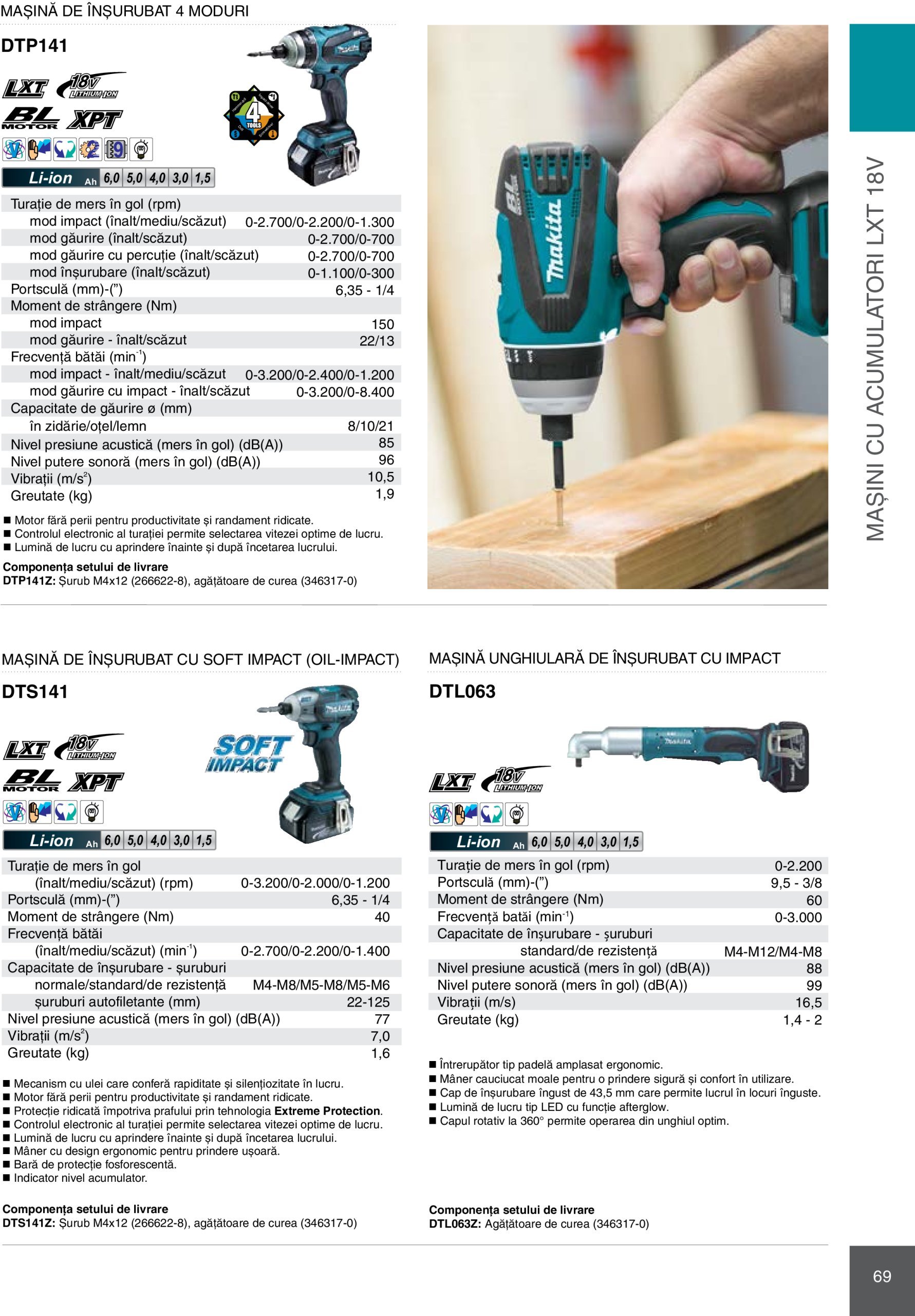 makita - Catalog Makita - Catalog Mașini Profesionale 2025 valabil din 01.01. - 31.12. - page: 69