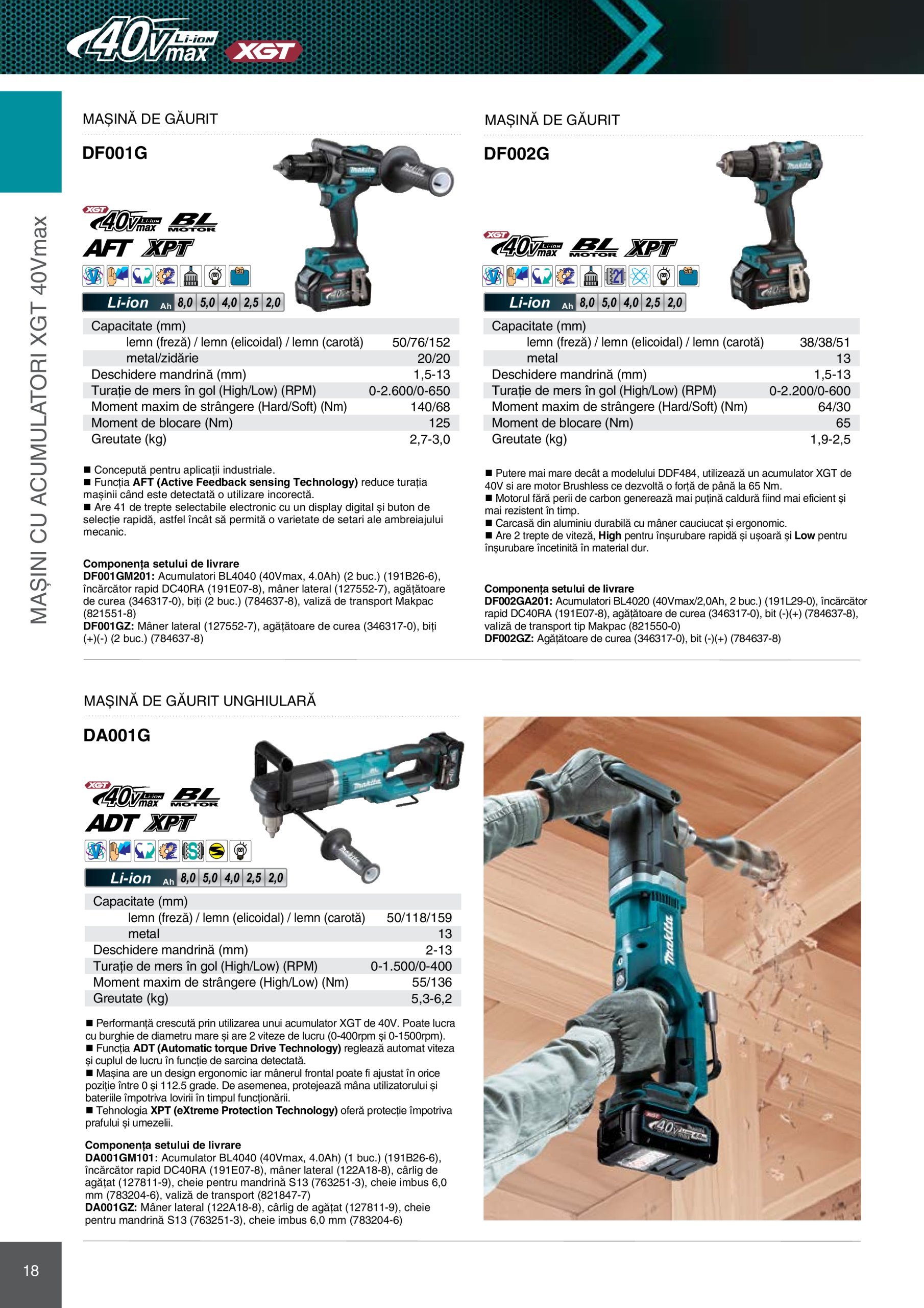 makita - Catalog Makita - Catalog Mașini Profesionale 2025 valabil din 01.01. - 31.12. - page: 18