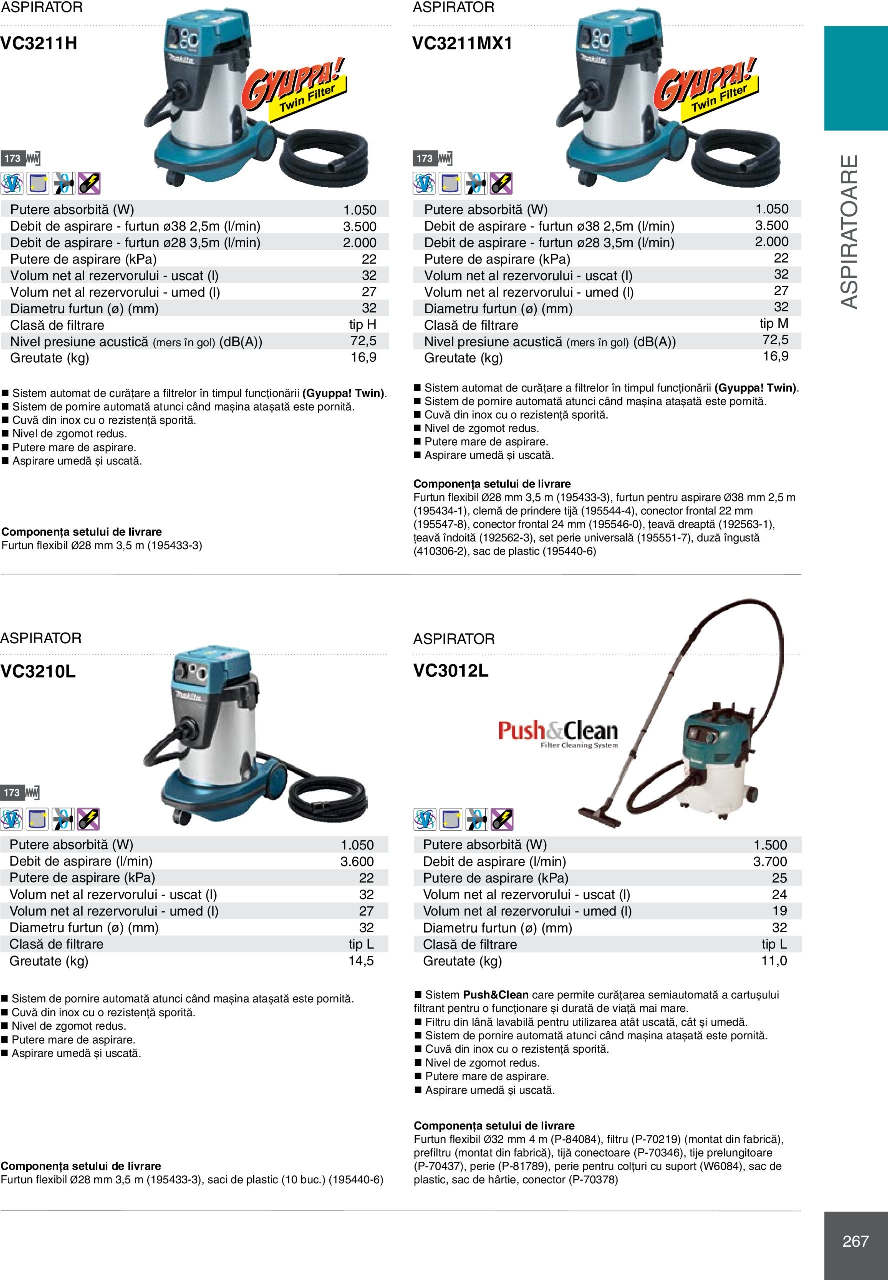 makita - Catalog Makita - Catalog Mașini Profesionale 2025 valabil din 01.01. - 31.12. - page: 267