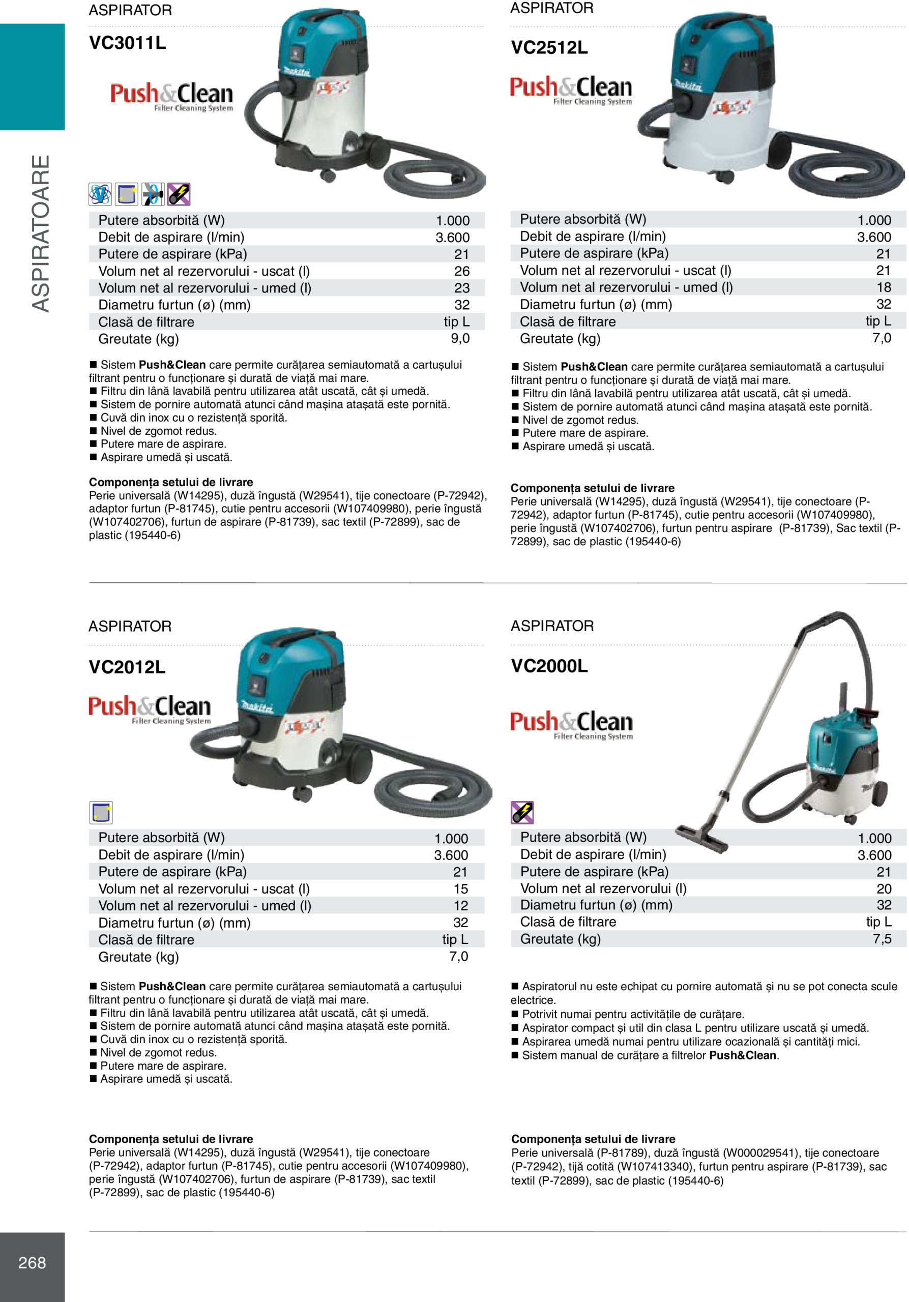 makita - Catalog Makita - Catalog Mașini Profesionale 2025 valabil din 01.01. - 31.12. - page: 268