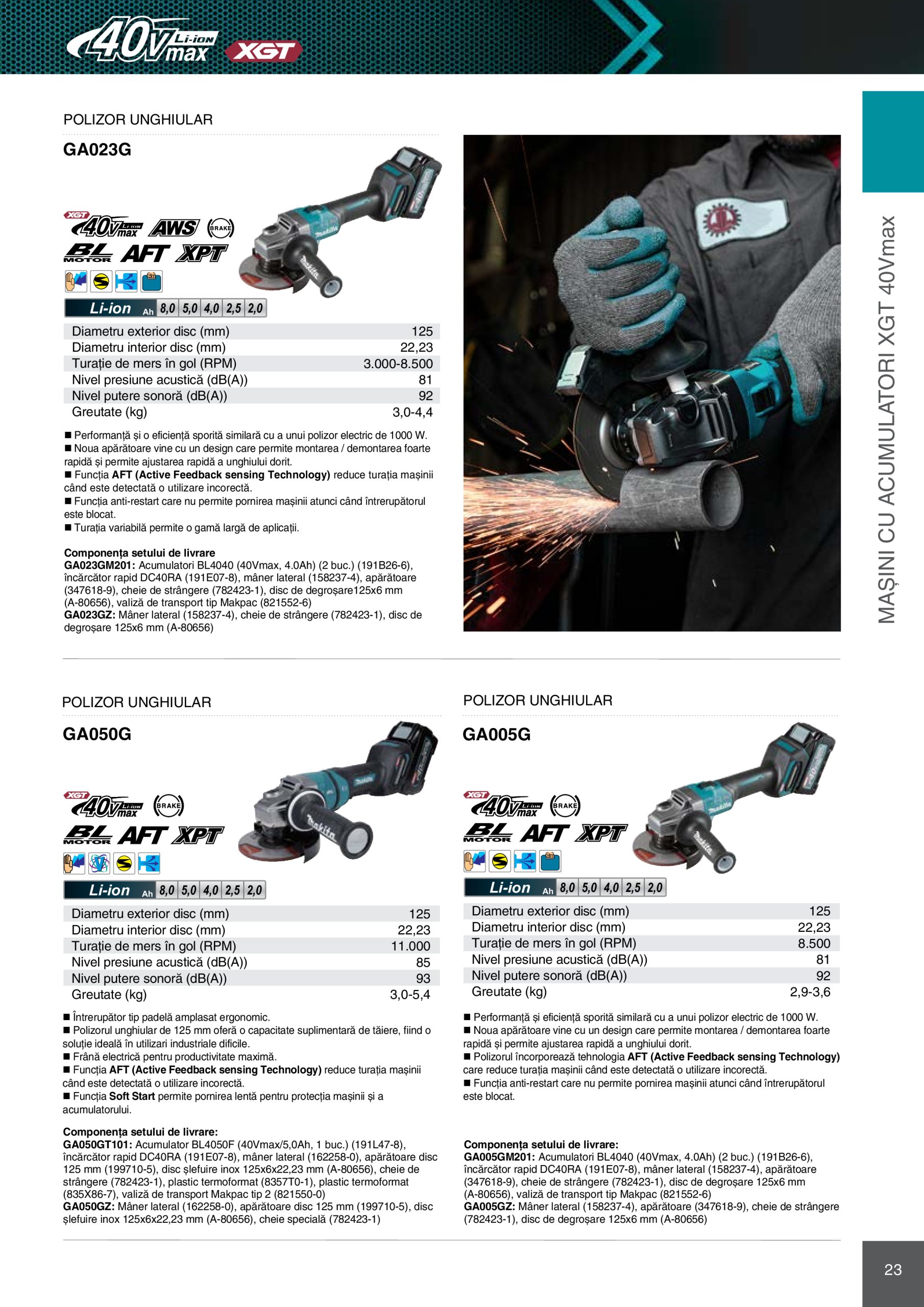 makita - Catalog Makita - Catalog Mașini Profesionale 2025 valabil din 01.01. - 31.12. - page: 23