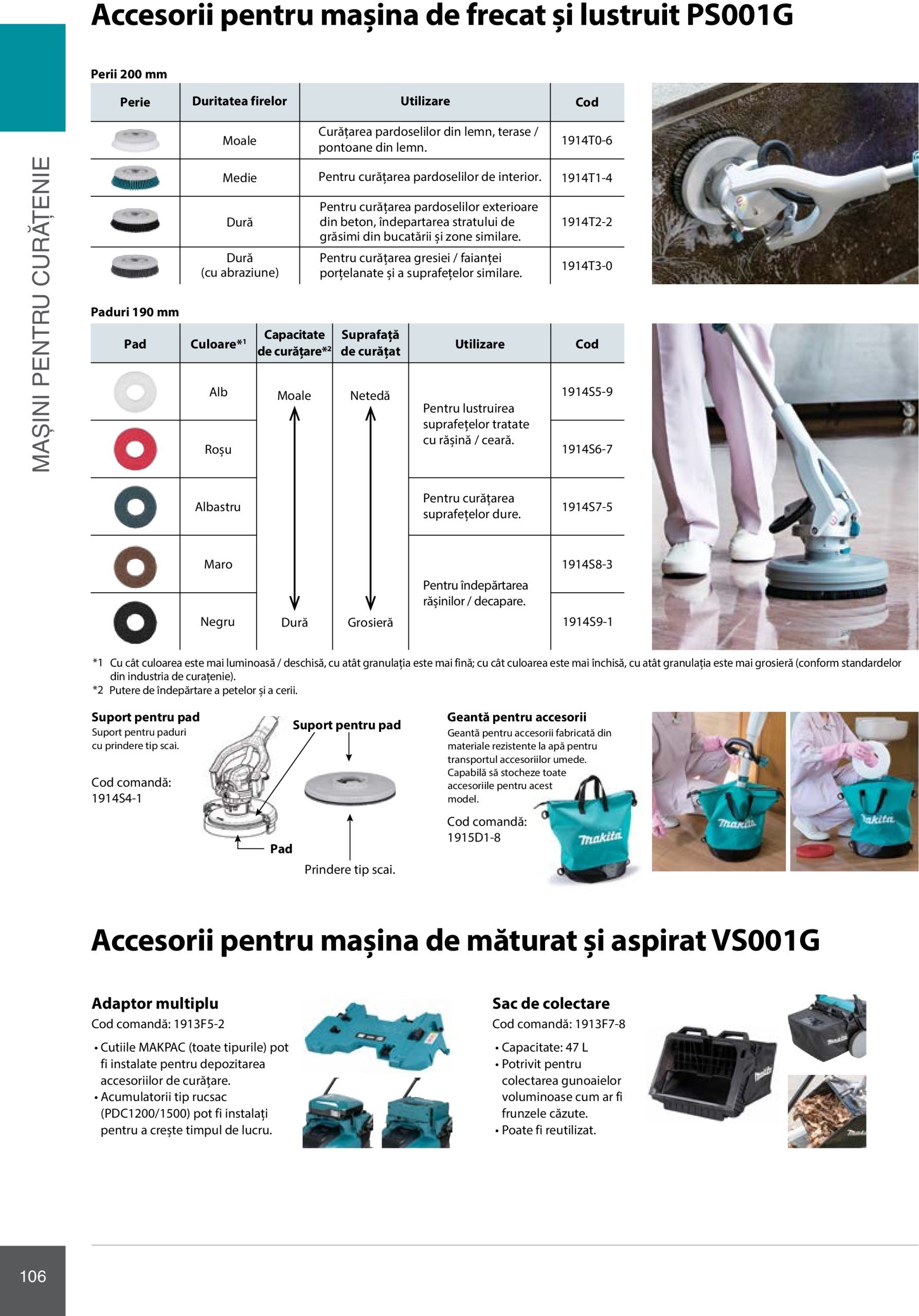 makita - Catalog Makita - Catalog Mașini Profesionale 2025 valabil din 01.01. - 31.12. - page: 106