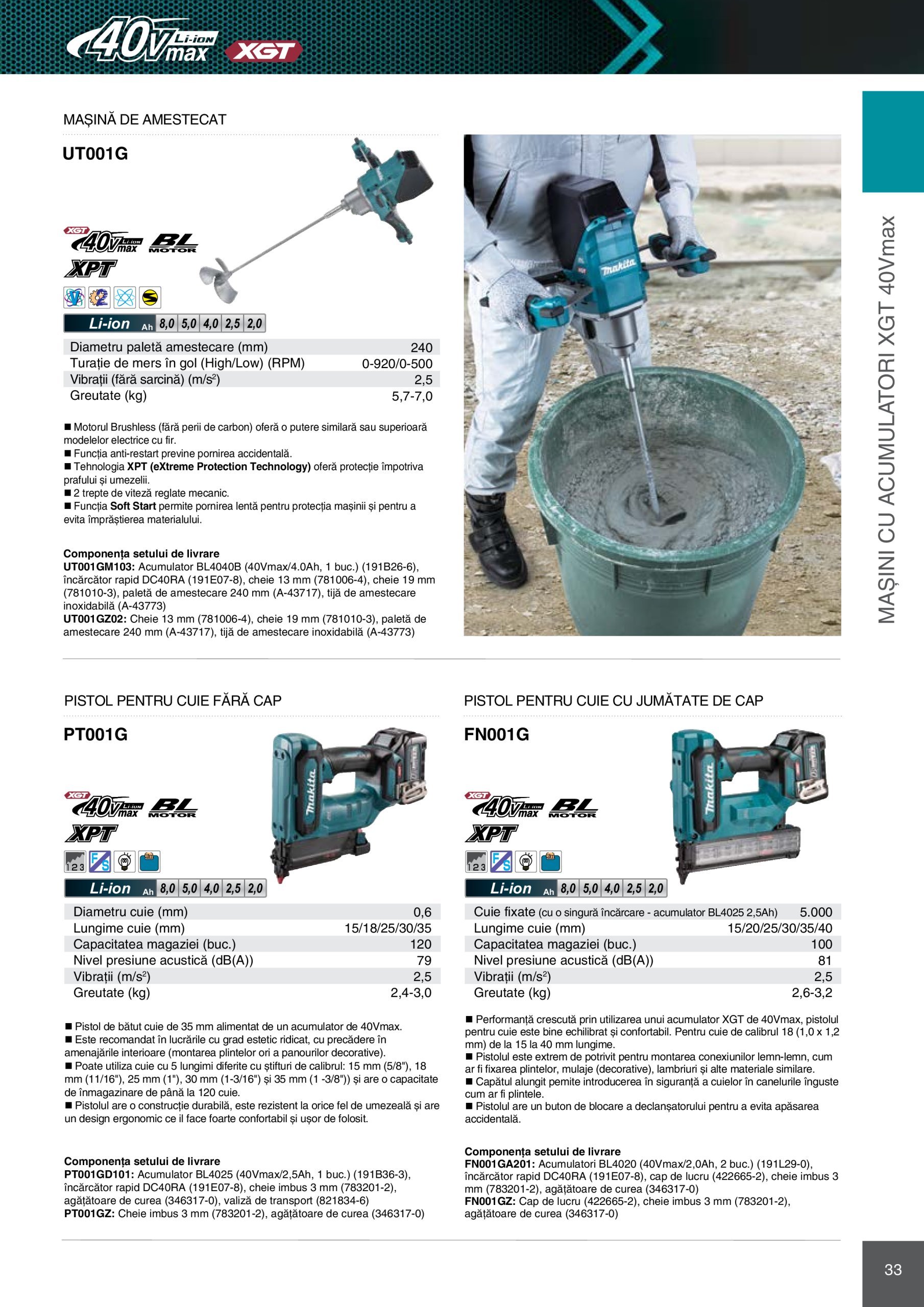 makita - Catalog Makita - Catalog Mașini Profesionale 2025 valabil din 01.01. - 31.12. - page: 33