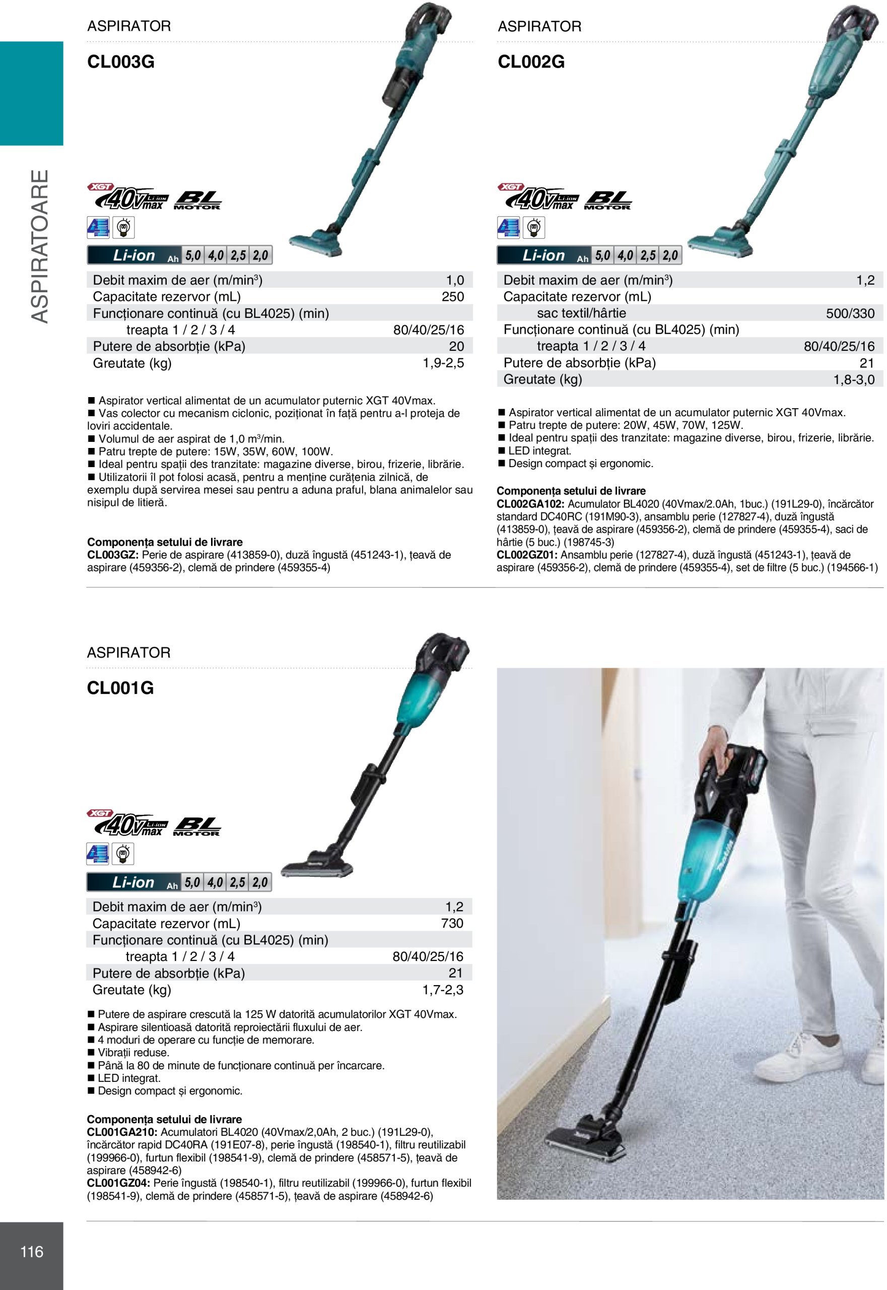 makita - Catalog Makita - Catalog Mașini Profesionale 2025 valabil din 01.01. - 31.12. - page: 116