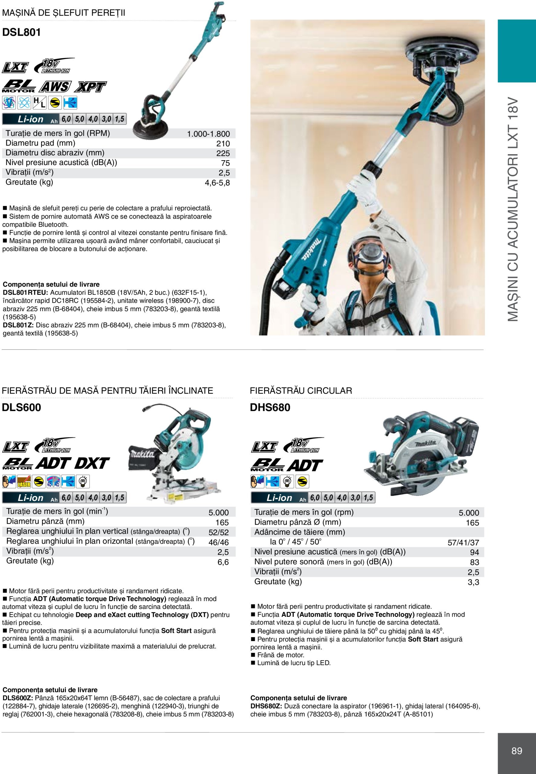 makita - Catalog Makita - Catalog Mașini Profesionale 2025 valabil din 01.01. - 31.12. - page: 89