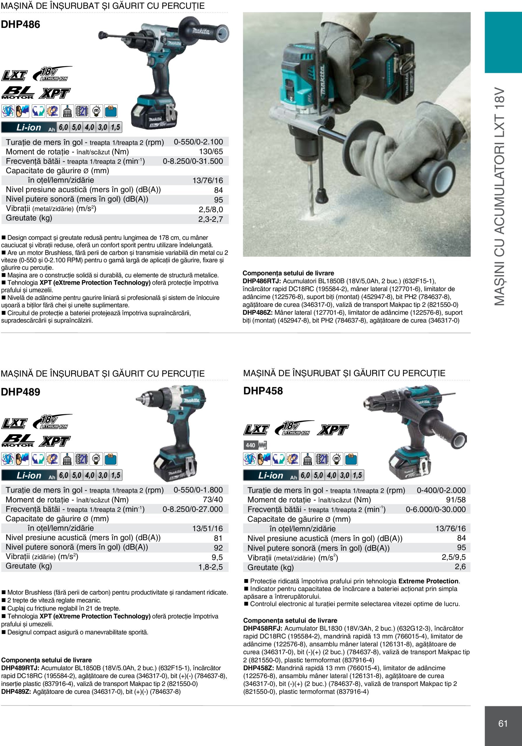 makita - Catalog Makita - Catalog Mașini Profesionale 2025 valabil din 01.01. - 31.12. - page: 61