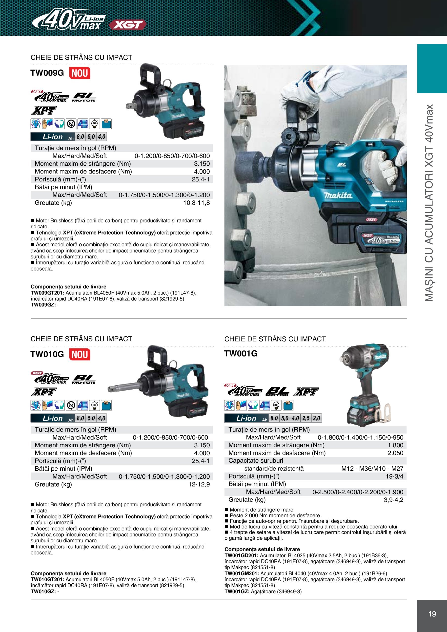 makita - Catalog Makita - Catalog Mașini Profesionale 2025 valabil din 01.01. - 31.12. - page: 19