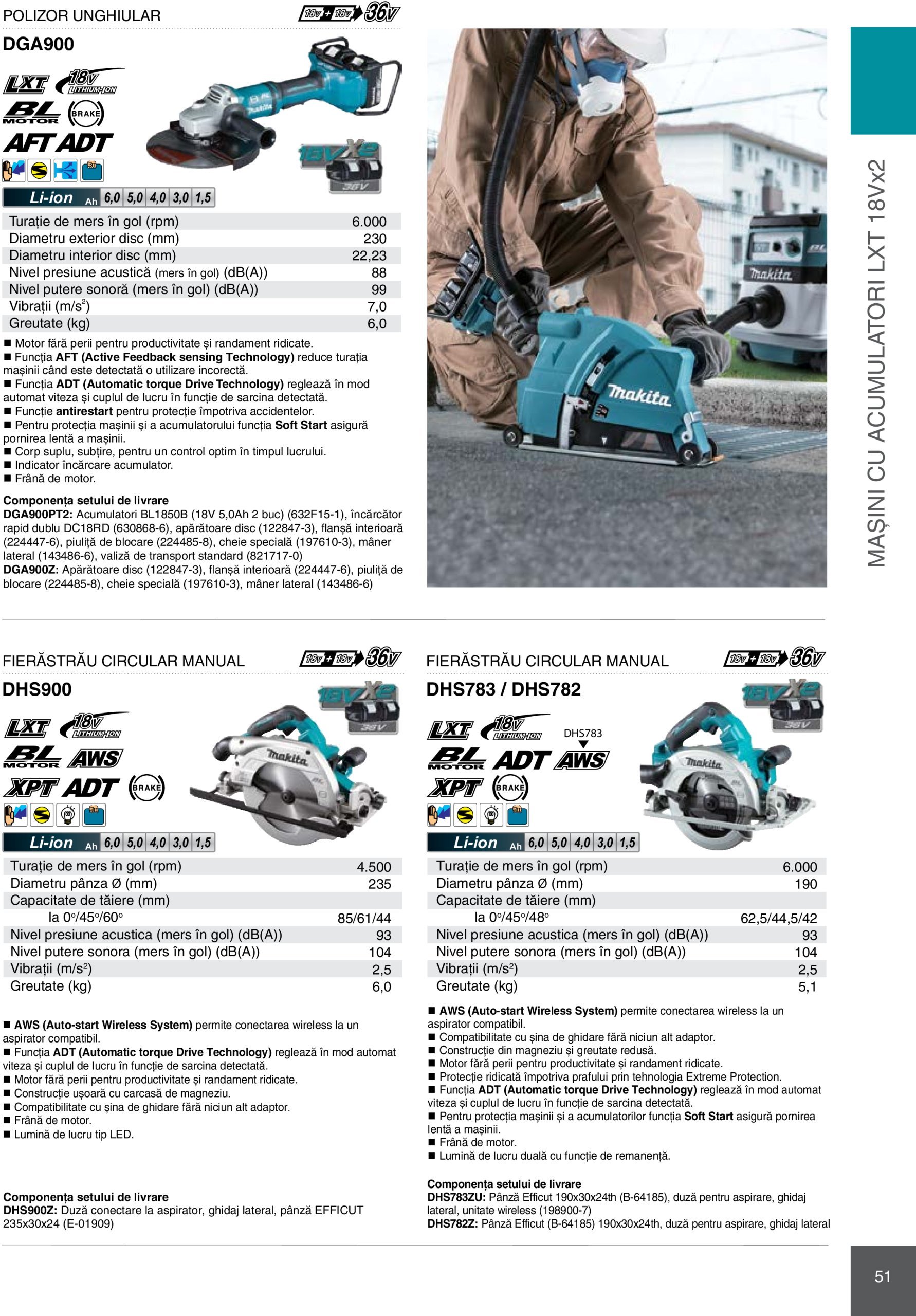 makita - Catalog Makita - Catalog Mașini Profesionale 2025 valabil din 01.01. - 31.12. - page: 51