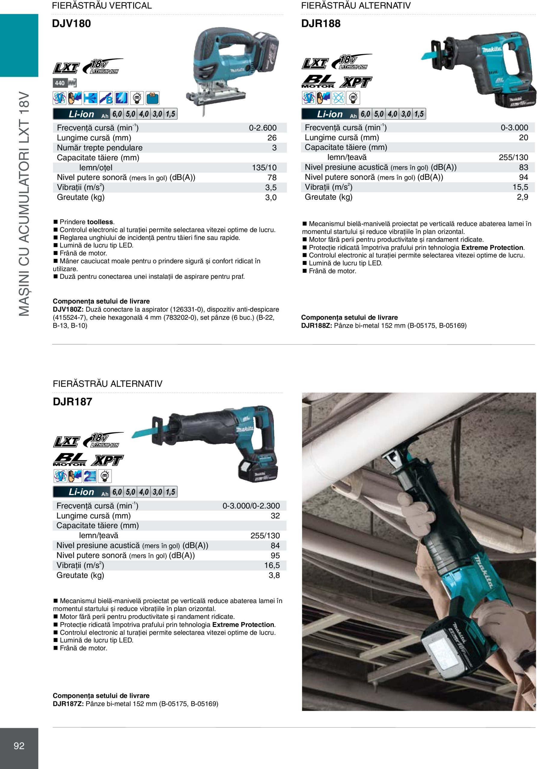 makita - Catalog Makita - Catalog Mașini Profesionale 2025 valabil din 01.01. - 31.12. - page: 92