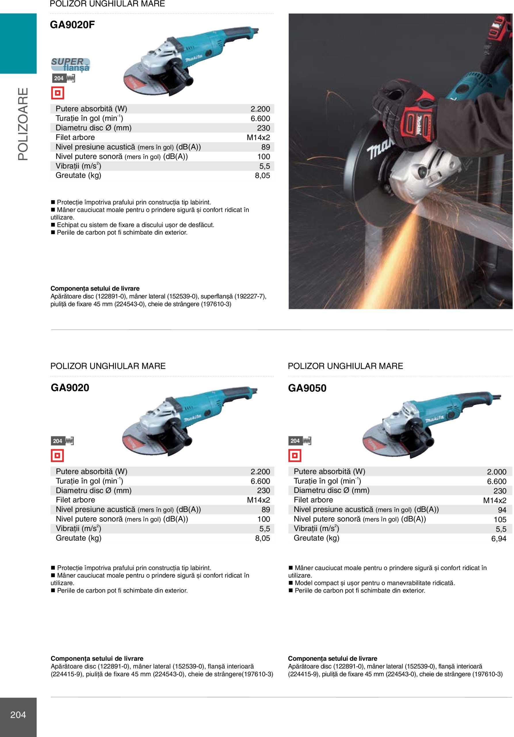 makita - Catalog Makita - Catalog Mașini Profesionale 2025 valabil din 01.01. - 31.12. - page: 204