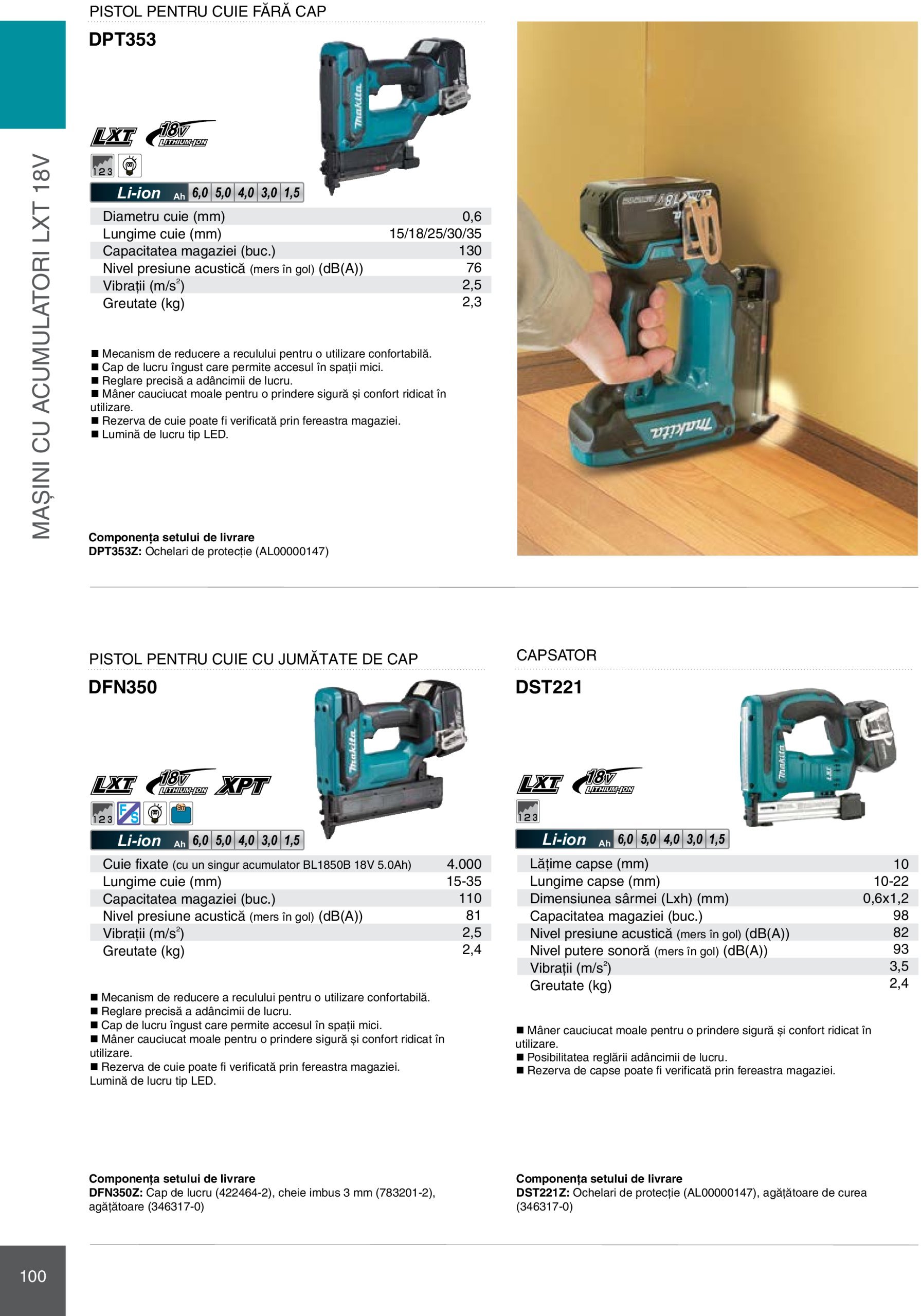 makita - Catalog Makita - Catalog Mașini Profesionale 2025 valabil din 01.01. - 31.12. - page: 100