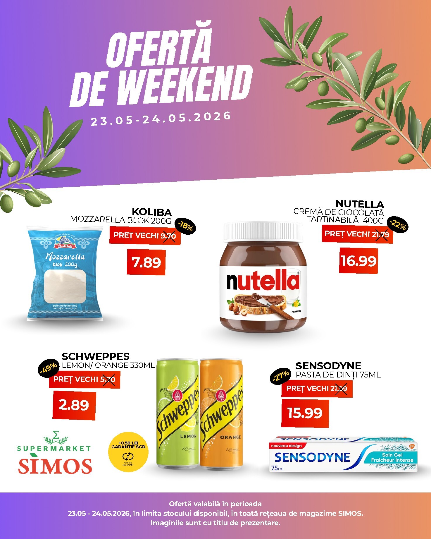 simos - Simos - Ofertă de Weekend pliante pentru săptămâna viitoare de la sâmbătă 23.05.2026 până la duminică 24.05.2026