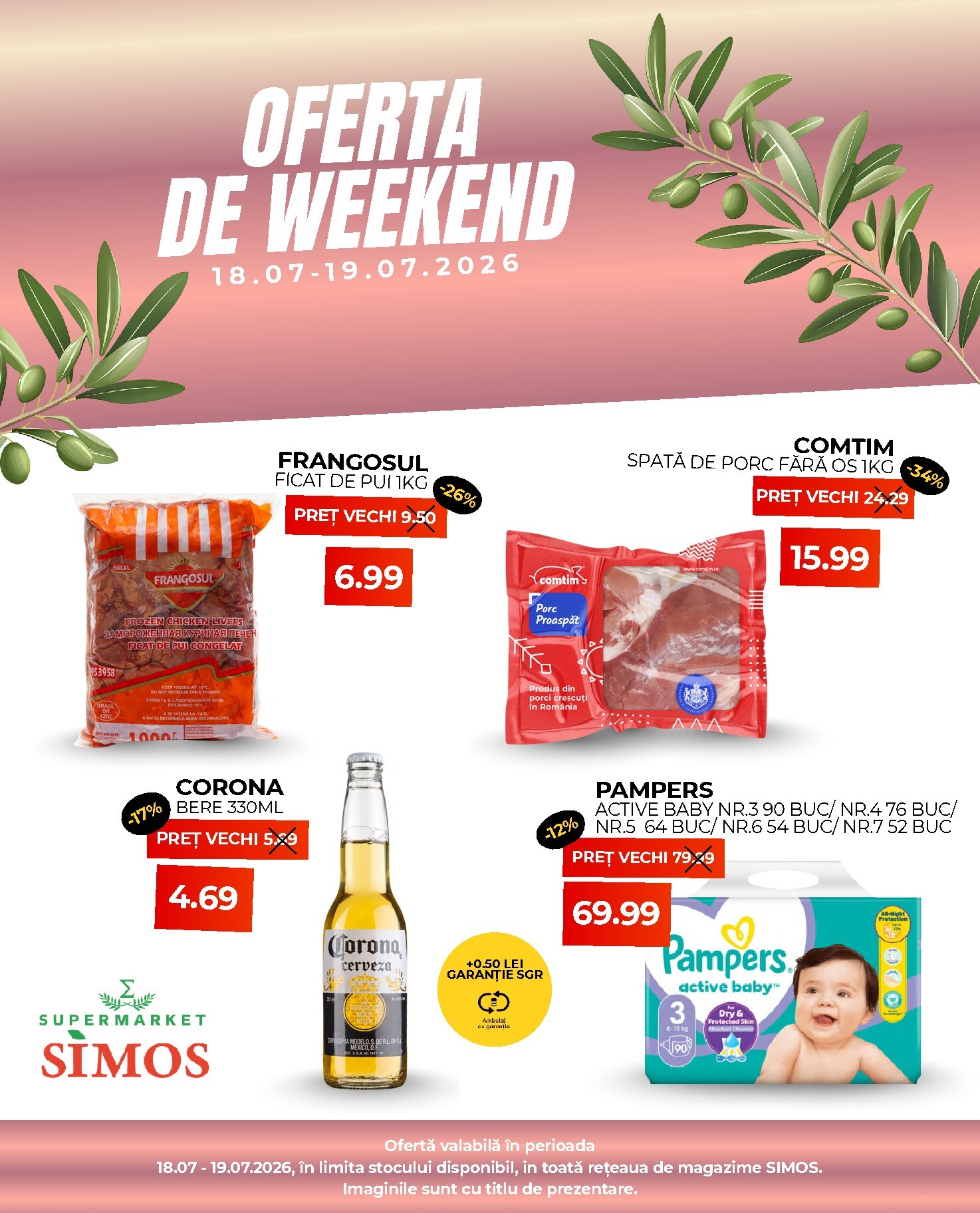 simos - Simos - CATALOG ONLINE pliante pentru săptămâna viitoare de la sâmbătă 18.07.2026 până la duminică 19.07.2026