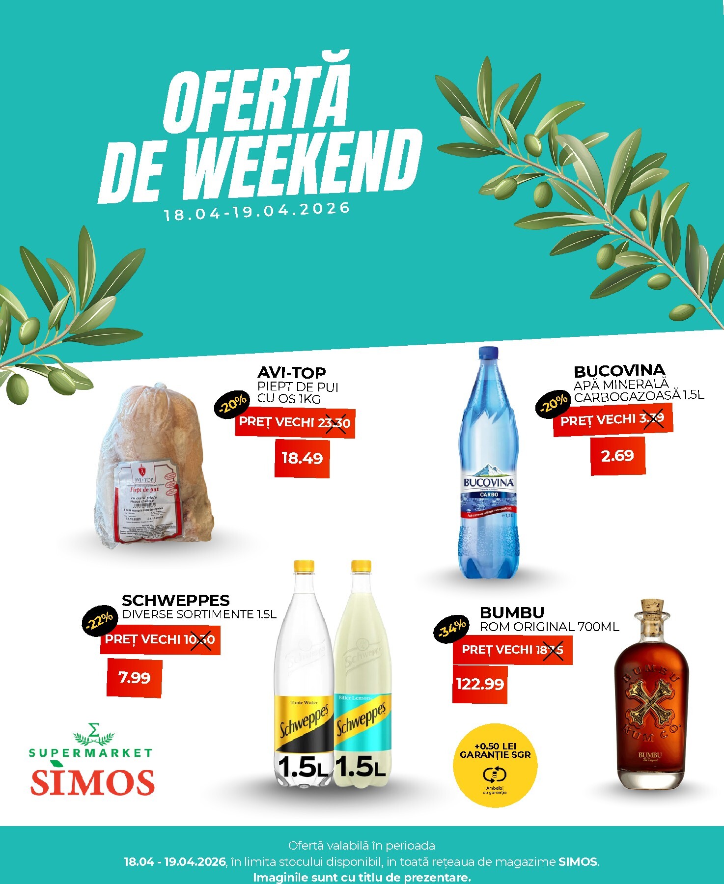 simos - Simos - Weekend pliante pentru săptămâna viitoare de la sâmbătă 18.04.2026 până la duminică 19.04.2026 - page: 1