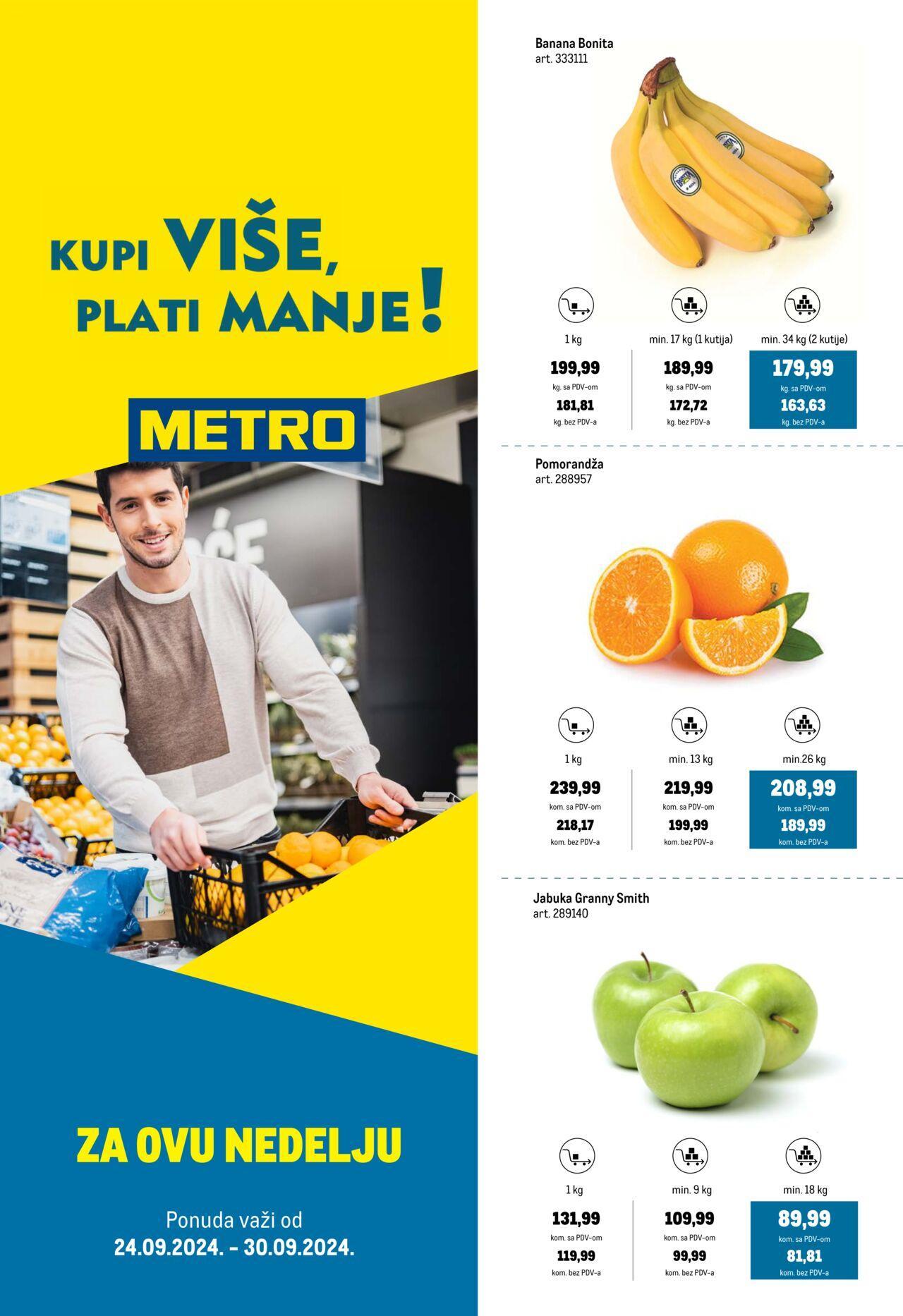 metro - Metro katalog - najnovije akcije 24.09.2024 - 30.09.2024