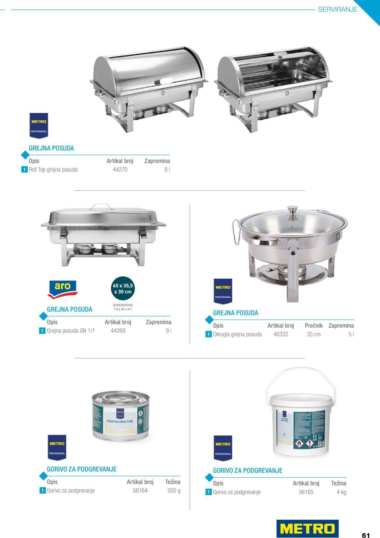 metro - Metro katalog - najnovije akcije od ponedeljka 01.01.2024 - page: 61
