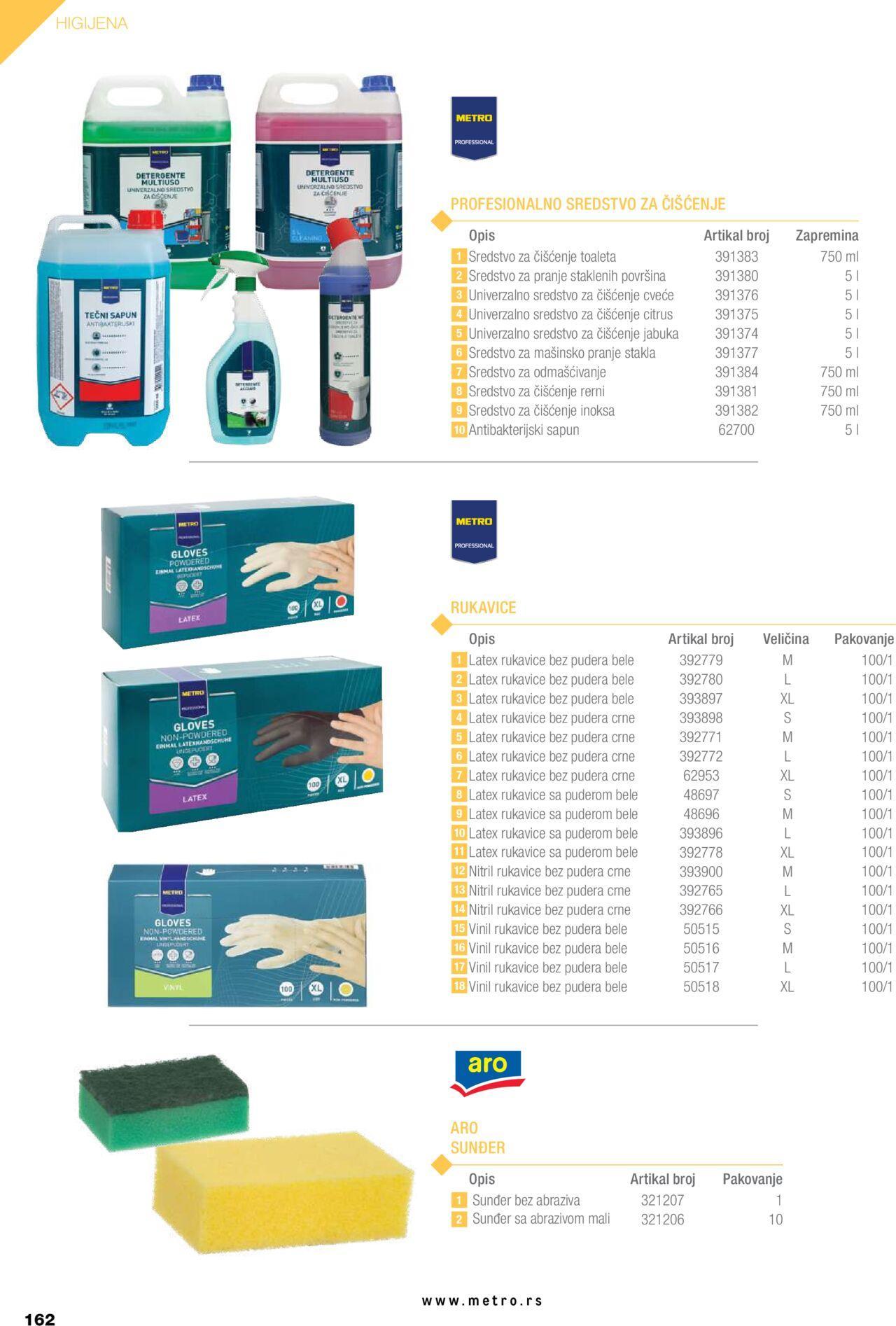 metro - Metro katalog - najnovije akcije od ponedeljka 01.01.2024 - page: 162