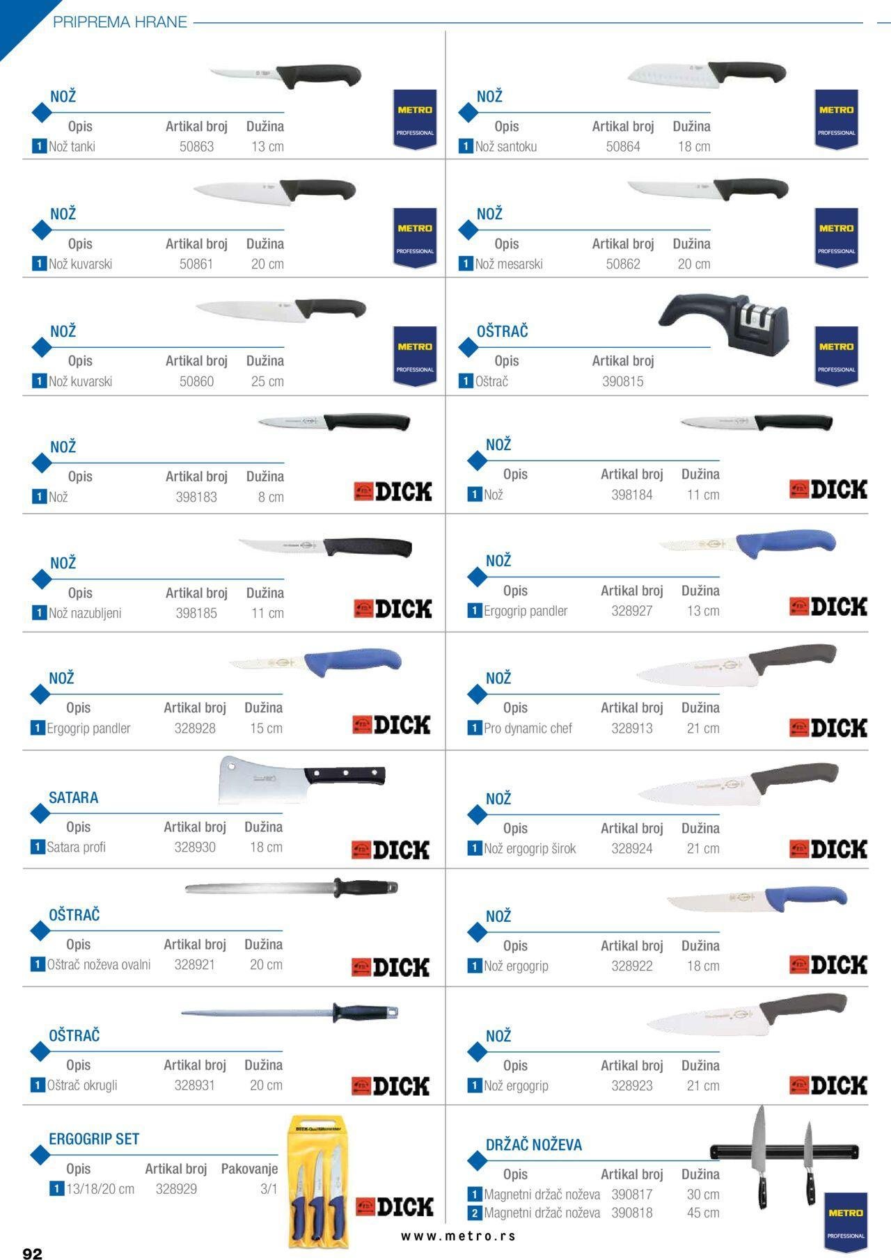 metro - Metro katalog - najnovije akcije od ponedeljka 01.01.2024 - page: 92