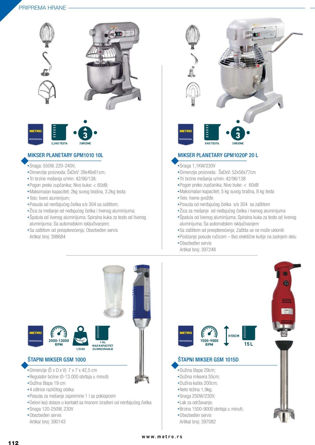 metro - Metro katalog - najnovije akcije od ponedeljka 01.01.2024 - page: 112